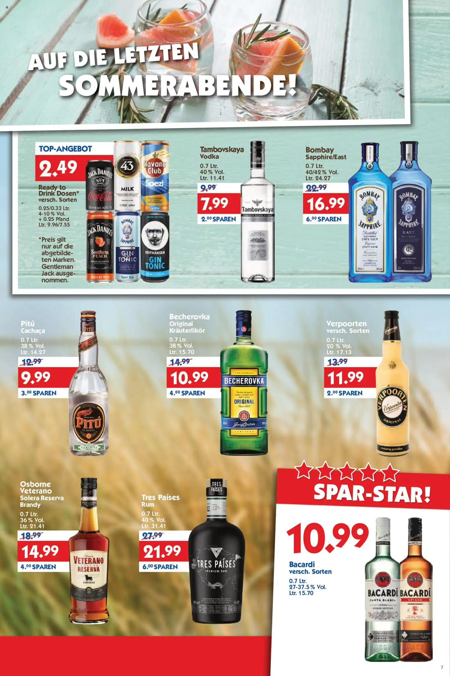 HOL’AB! Prospekt – gültig ab 21.09.2026 | Seite: 7 | Produkte: Bacardi, Osborne, Rum, Gin