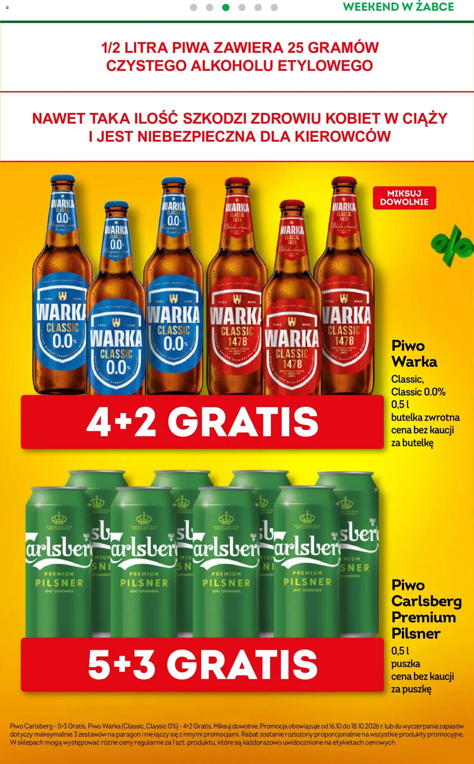 Żabka gazetka - Weekendowe promocje od 16.10.2026 | Strona: 4