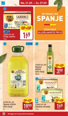 TESOROS DEL SUR Spaanse olijfolie extra vierge 500 ml., Spaanse olijfolie extra vierge 500 ml. - Voorbeeld van een folder van Aldi, geldig van 21-09-2026 | Pagina: 26