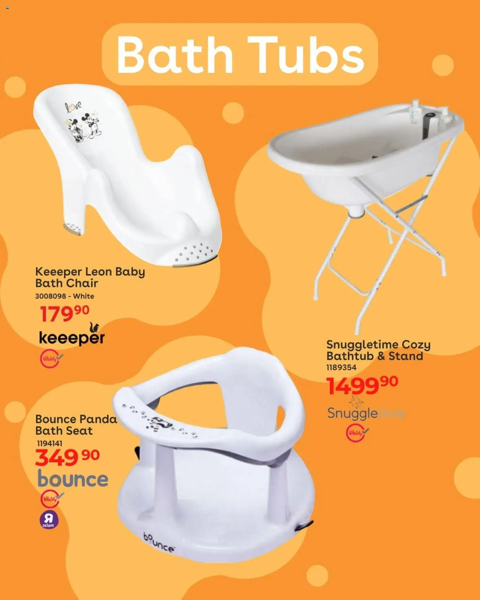New Babies R Us catalogue – valid from 08.06.2026 | Page: 3 | Products: Chair, Bath