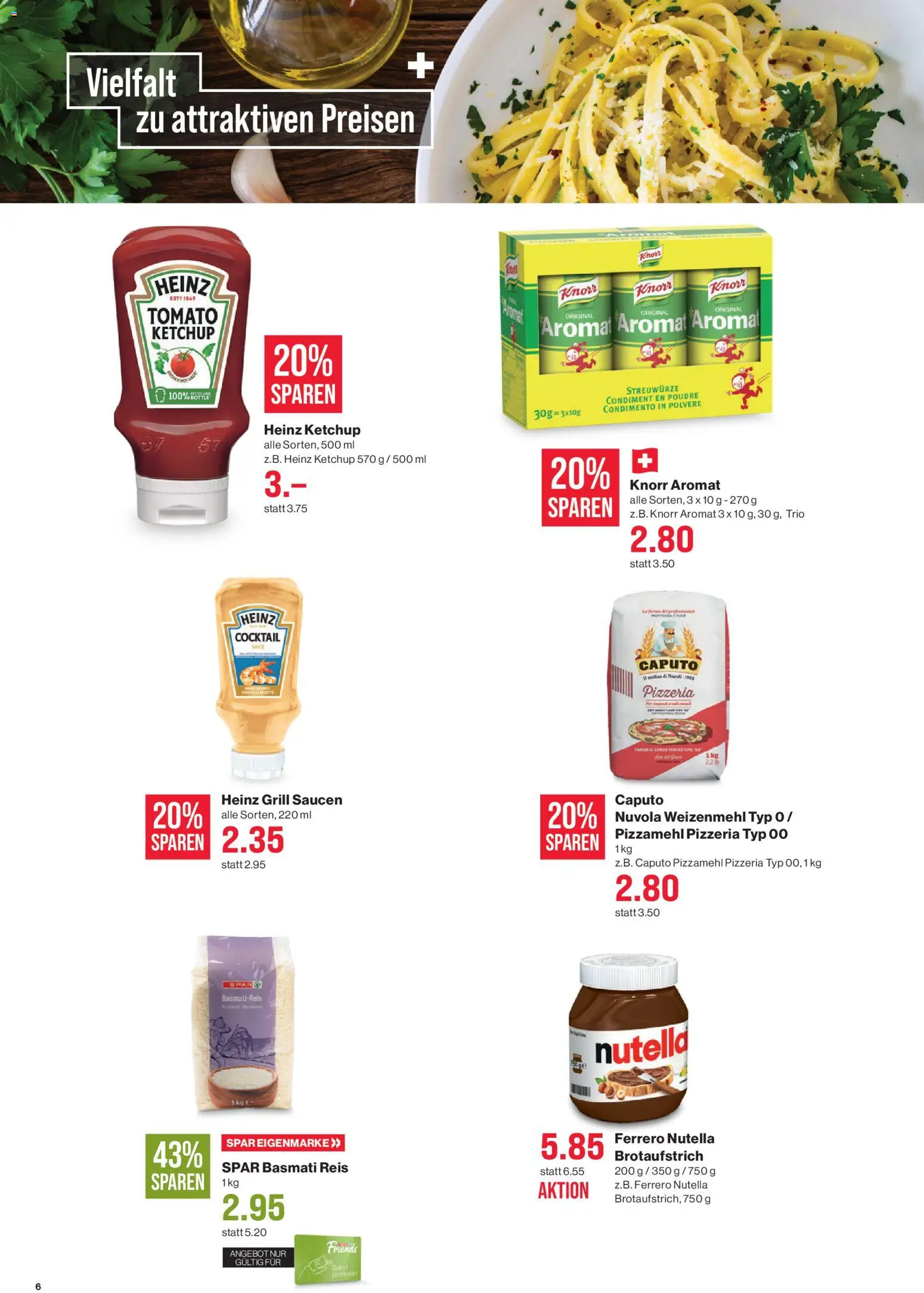 SPAR - SPAR Handels AG – gültig ab 16.07.2026 | Seite: 6 | Produkte: Spabad, Reis, Ketchup, Grill