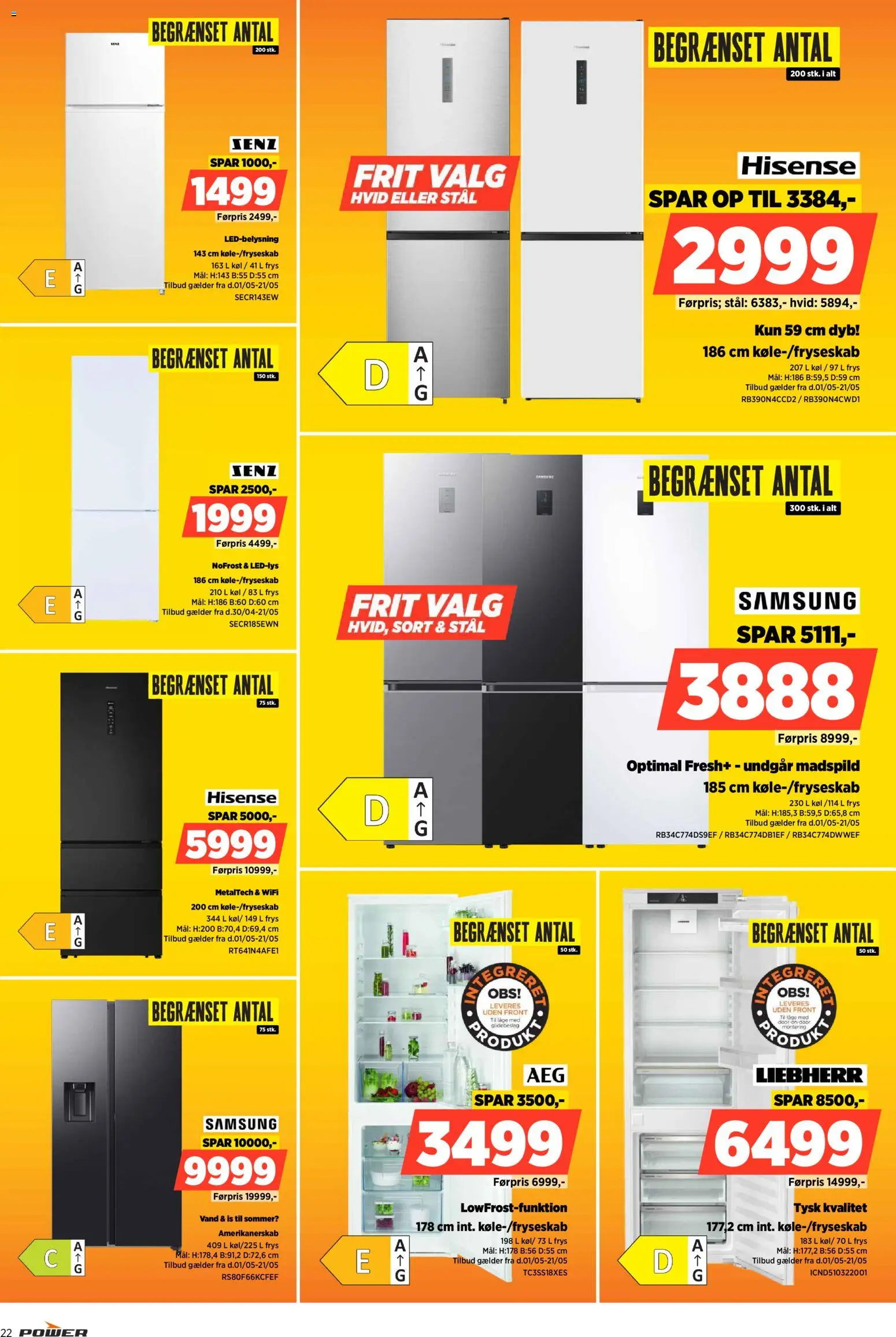Power tilbudsavis – gyldig fra 08.05.2026 | Side: 22 | Produkter: Is