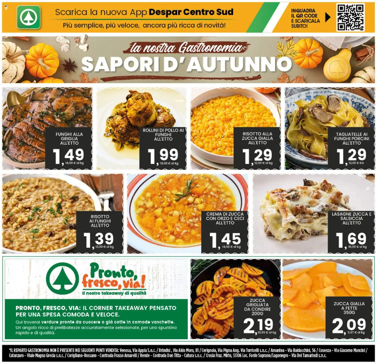 Volantino Interspar del 12/10/2026 | Pagina: 9 | Prodotti: Ceci, Verdure, Zucca, Lasagne
