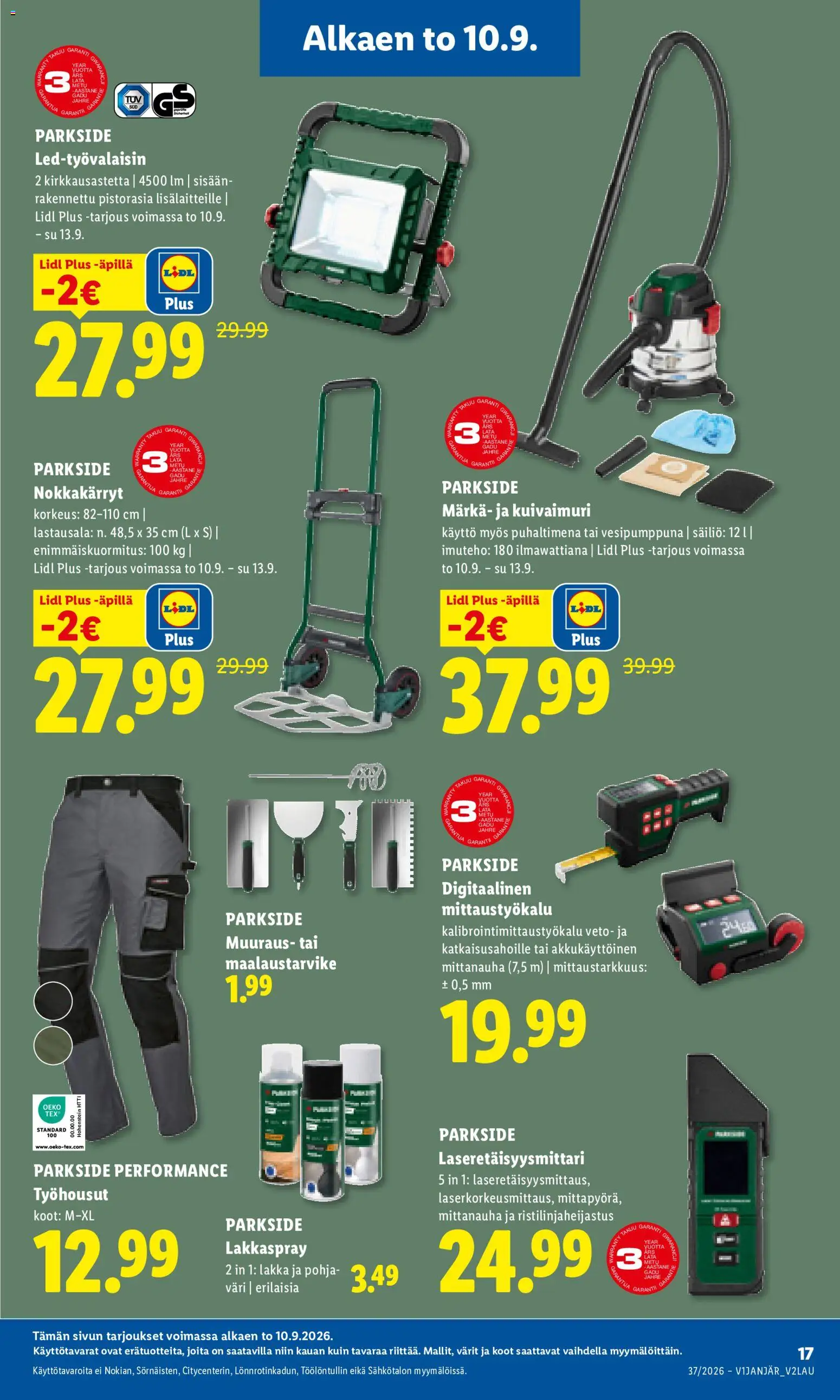 Lidl tarjoukset – voimassa 10/09/2026 alkaen | Sivu: 19