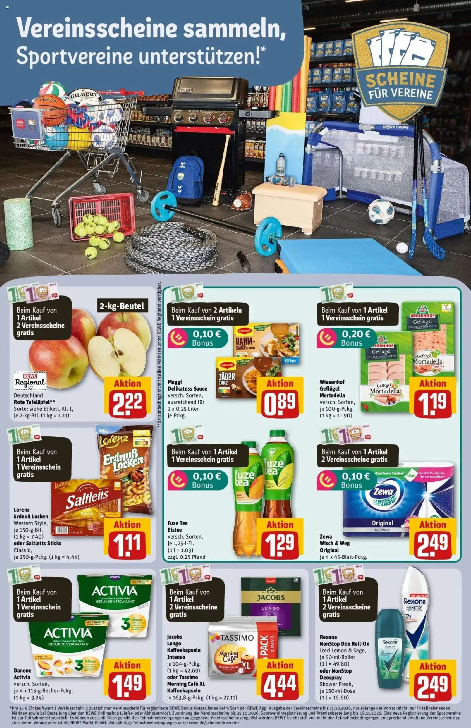 REWE Prospekt ab 28.09.2026 zum Blättern » Angebote | Seite: 11 | Produkte: Maggi, Zewa, Paprika, Tassimo