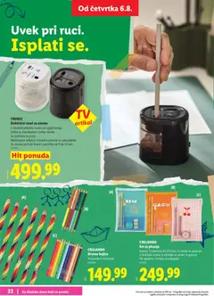 Lidl katalog Spremni pre prvog zvona - pregled Lidl kataloga - važi od 30.07.2026 | Strana: 22 | Proizvode: Torba, Rezač