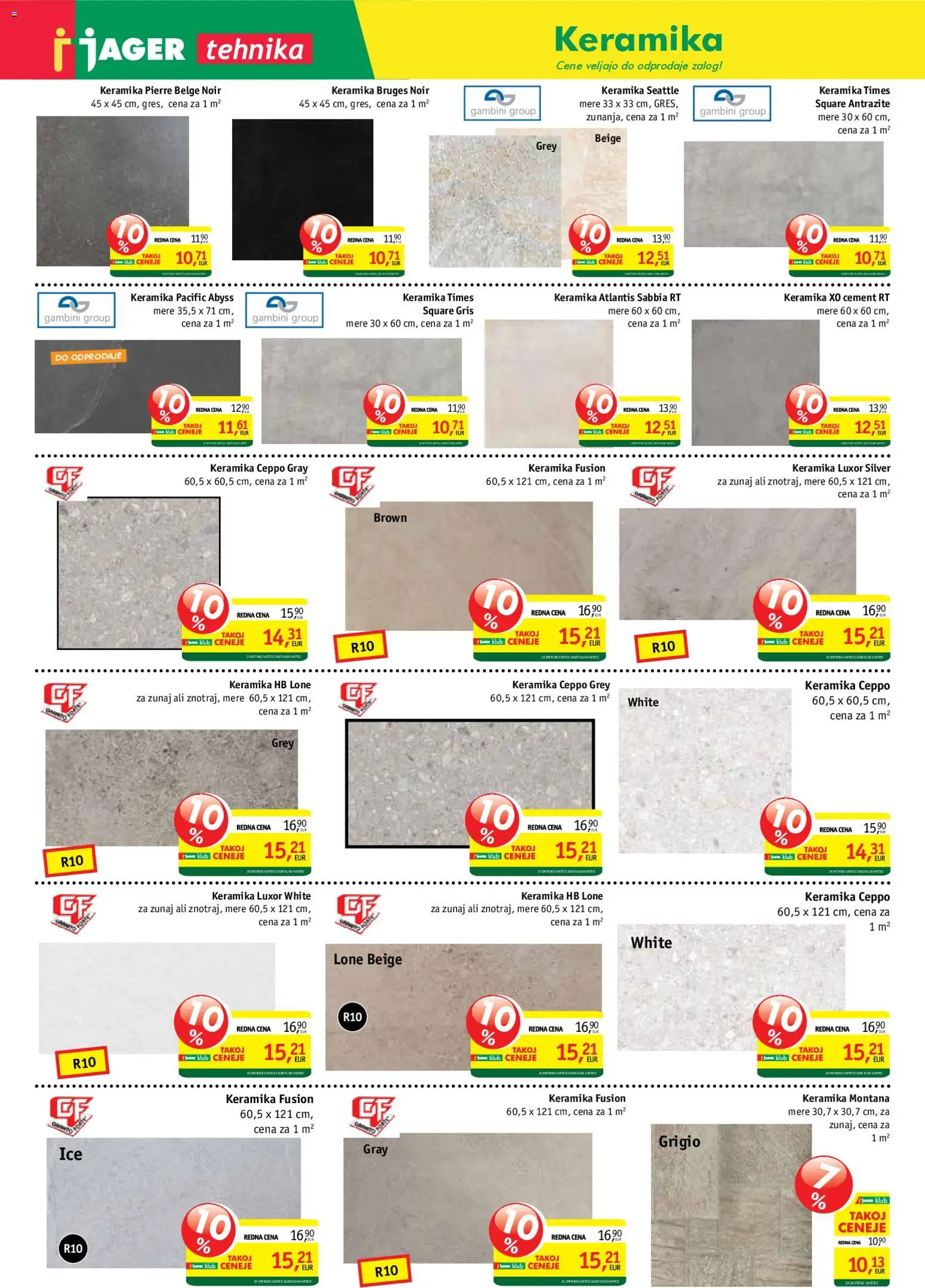 Novi Jager katalog ponudbe – veljaven od 19.08.2026 | Stran: 5 | Izdelki: Cement