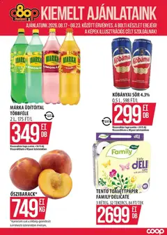 COOP Szolnok akciós újság Monorierdő - amely érvényes a következő dátumtól: 2026.08.17.