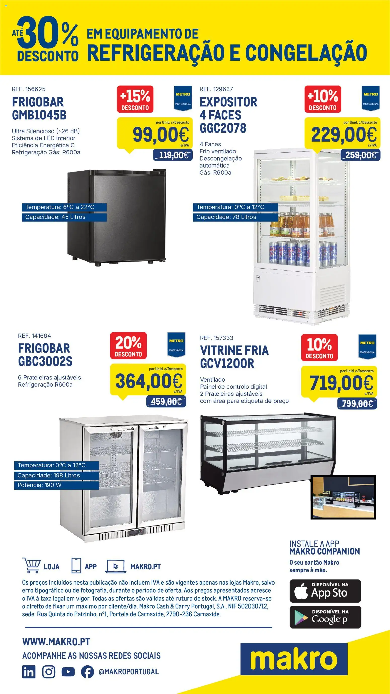 Makro Equipamentos de Refrigeração e Congelação - Descontos até 30 │ válido de 01/07/2026 | Página: 6