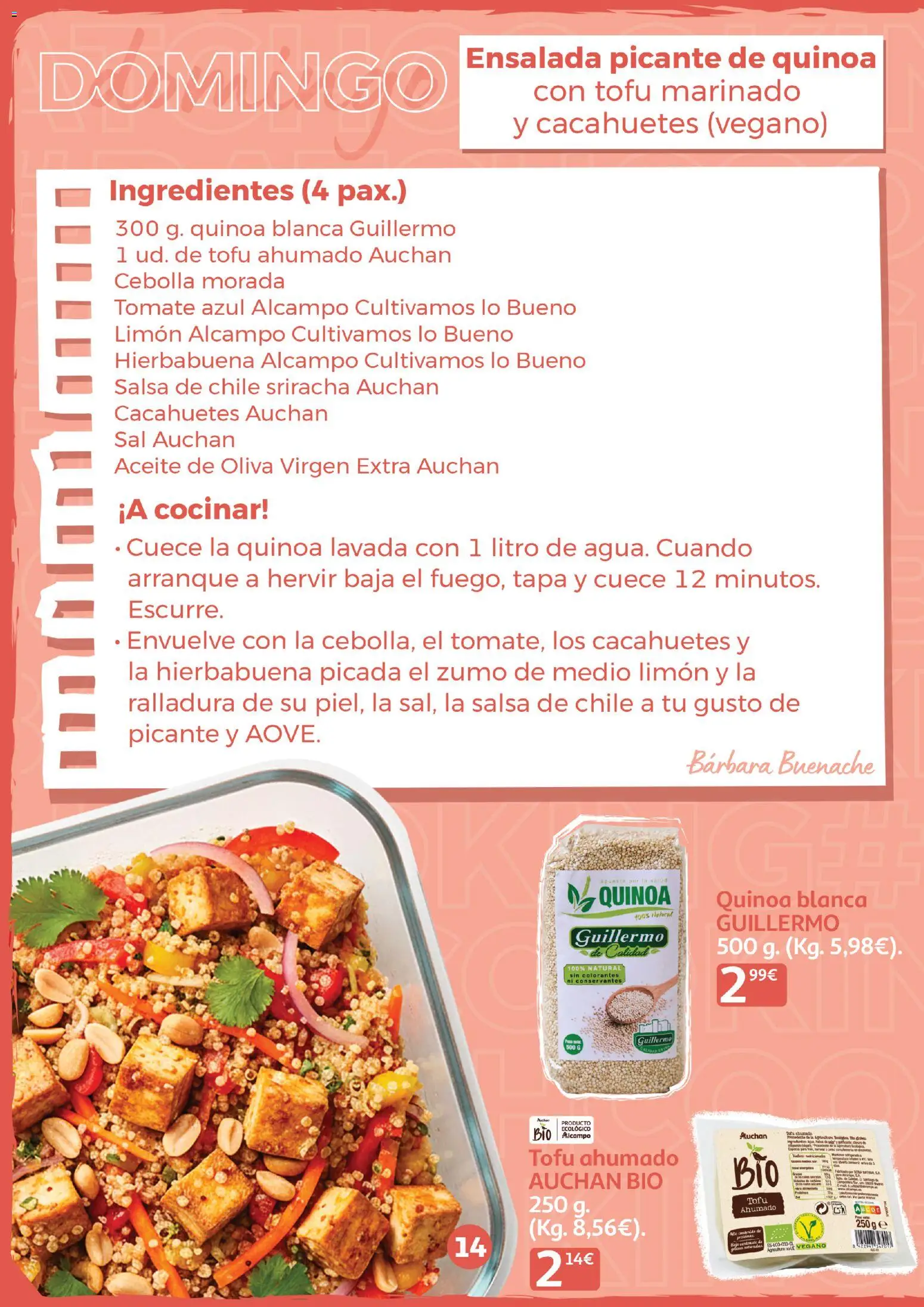 Alcampo - Batchcooking 2026 │ válido desde el 15.01.2026 | Página: 14 | Productos: Aceite, Ροζ πιπέρι, Aceite de oliva, Ensalada