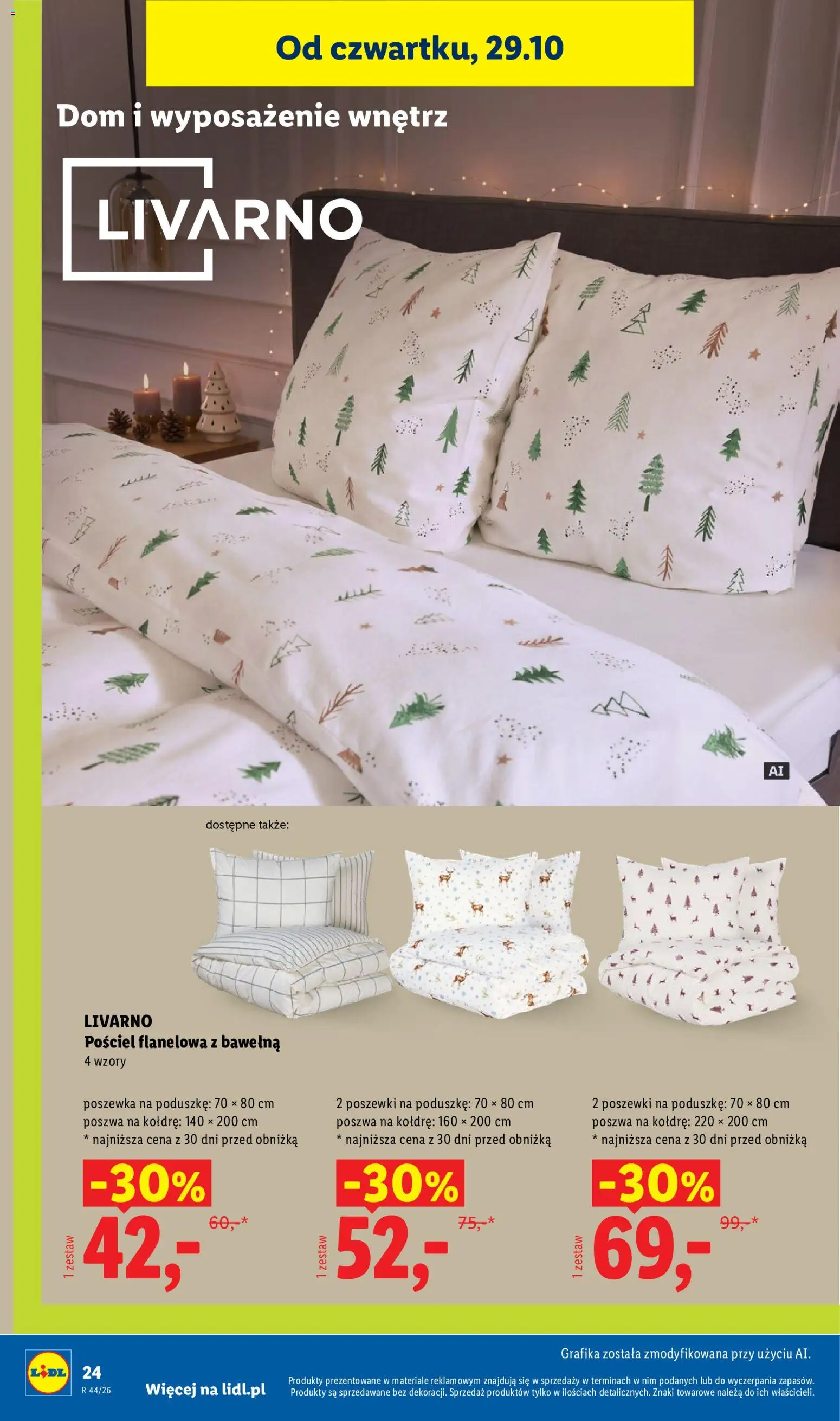 Lidl Katalog od 26.10.2026 | Strona: 30 | Produkty: Pościel