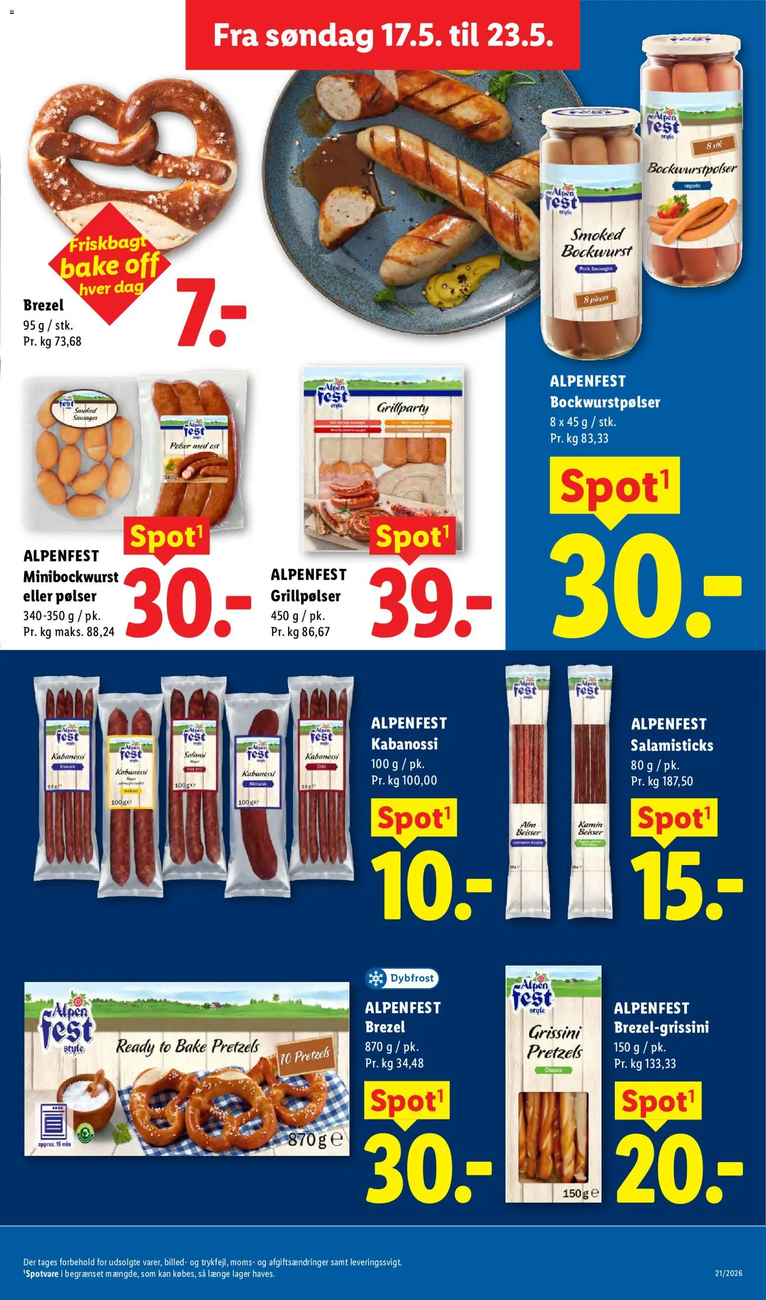 Lidl tilbudsavis – gyldig fra 17.05.2026 | Side: 15 | Produkter: Ost, Pølser, Aparelho de barbear, Søm