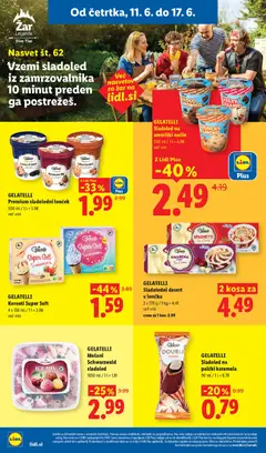 Lidl katalog akcije – veljaven od 11.06.2026 | Stran: 16 | Izdelki: Zar, Kos, Sladoled