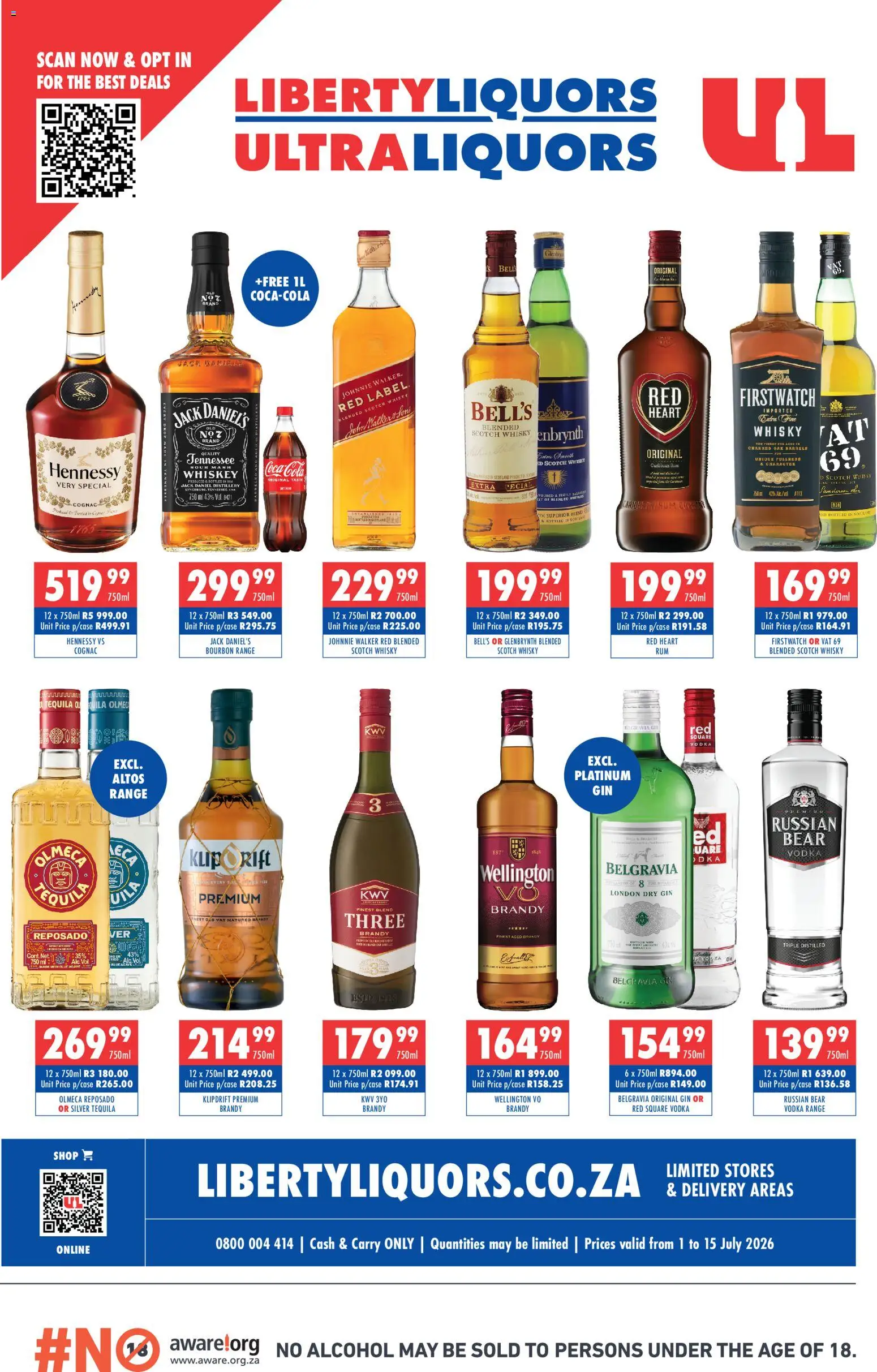 Ultra Liquors supermarkets catalogue 01/07/2026