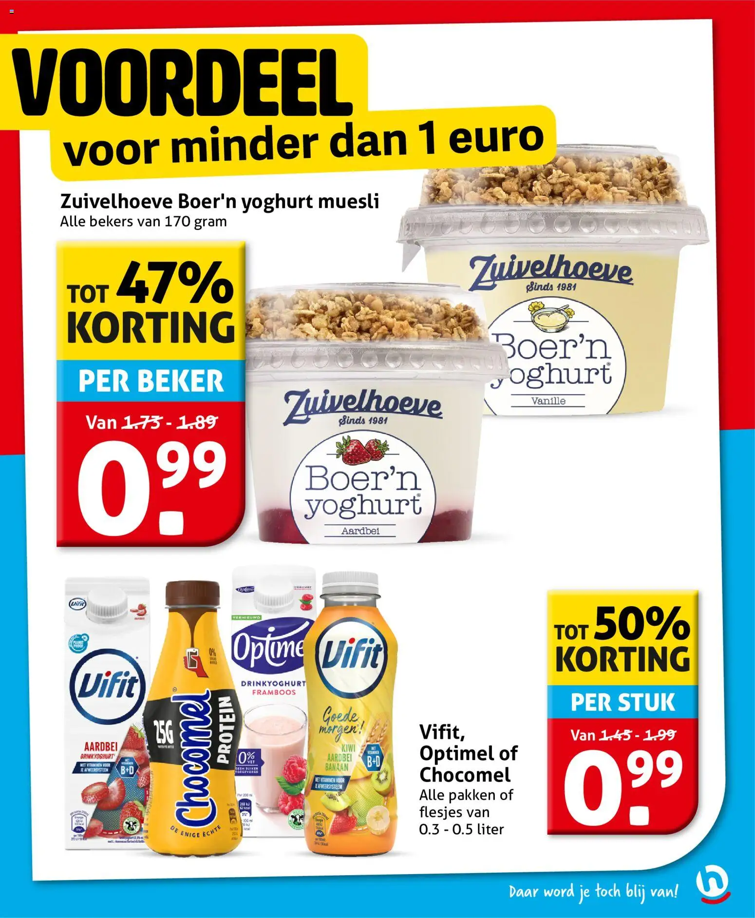 {H1} | Pagina: 9 | Producten: Yoghurt, Beker, Muesli, Vanille