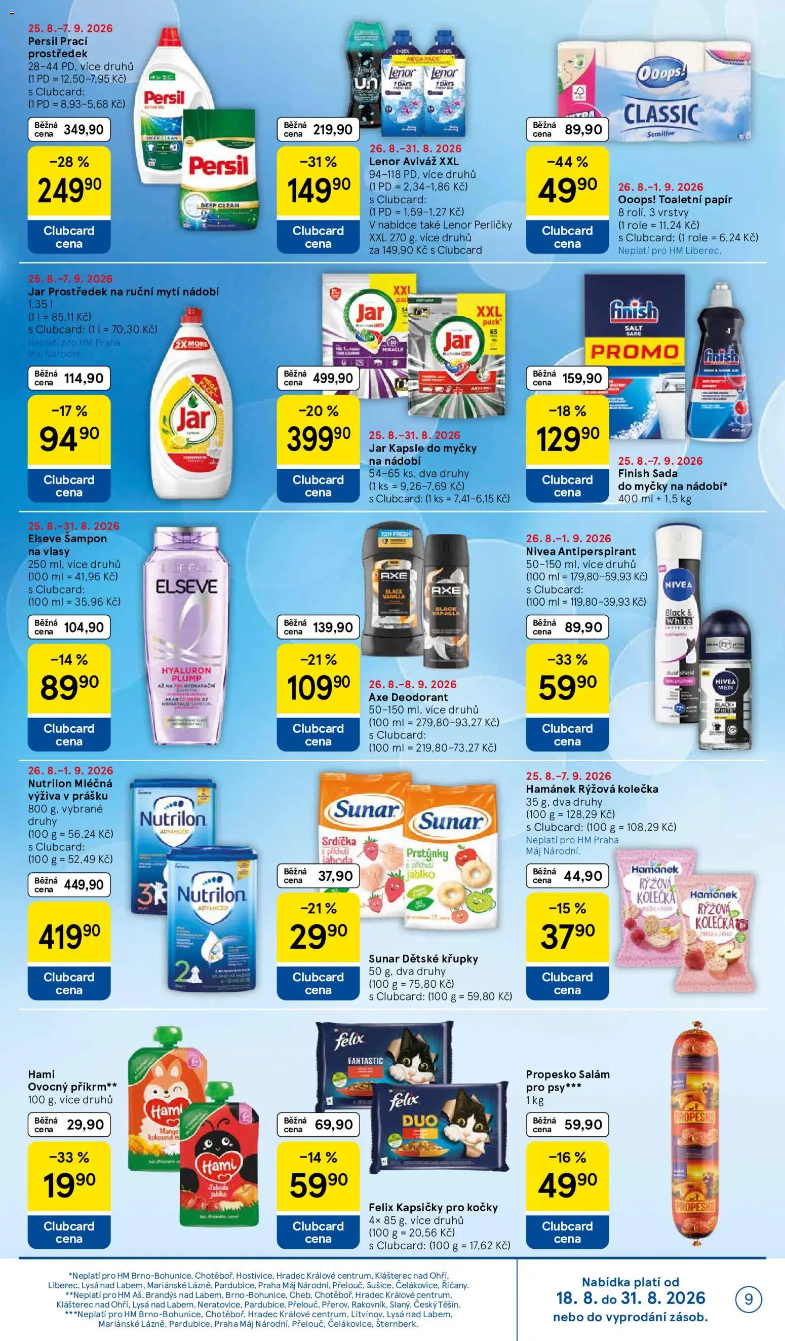 Tesco leták - Hypermarket od 26.08.2026 | Strana: 9