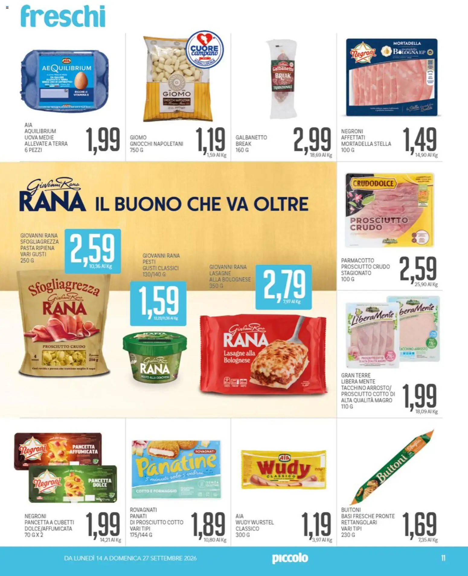 Volantino Piccolo del 14/09/2026 | Pagina: 11