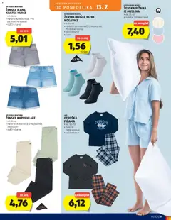 Hofer katalog akcije – veljaven od 08.07.2026 | Stran: 19 | Izdelki: Pižama, Hlace, Kratke hlace, Nogavice