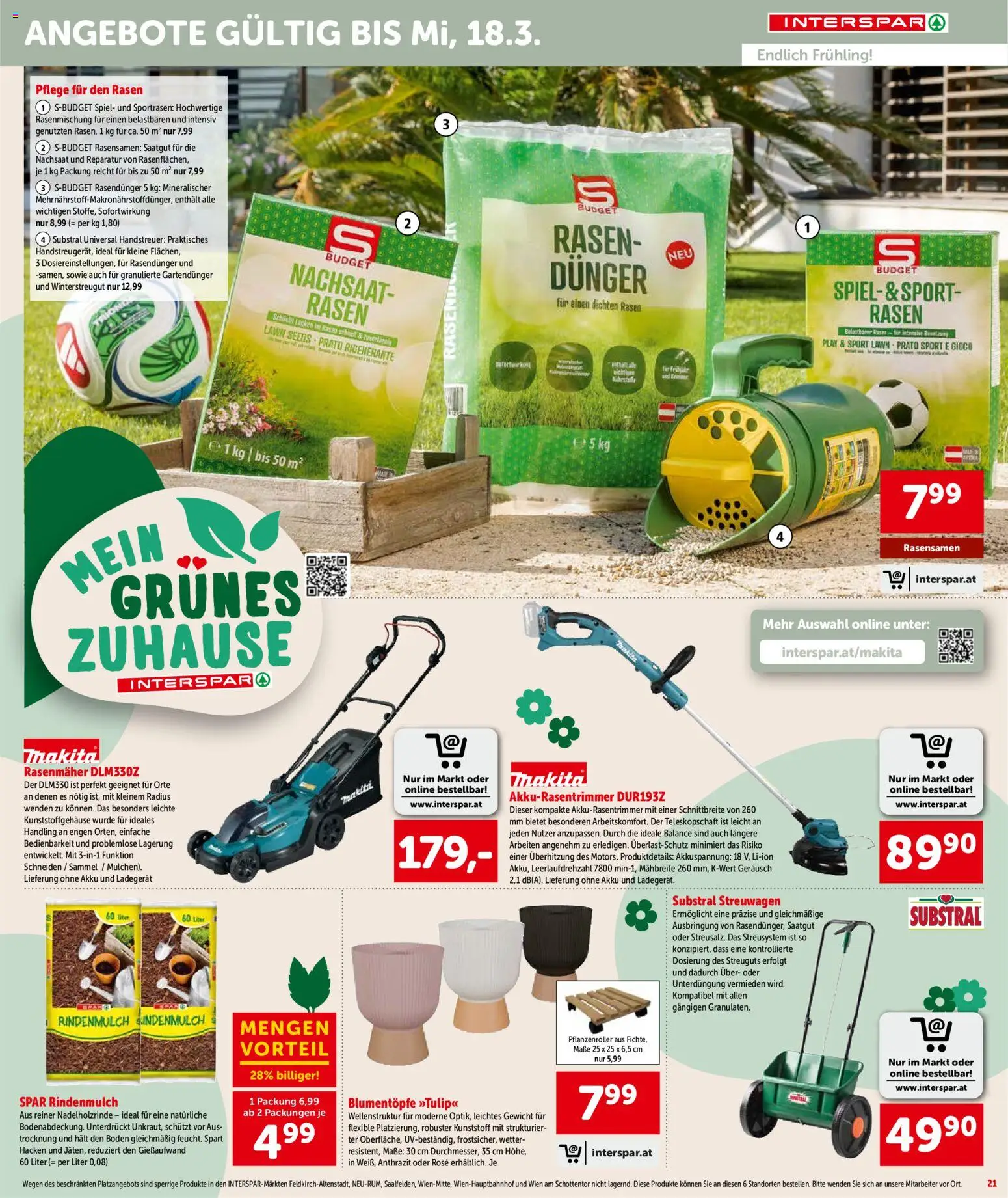 Interspar Flugblatt - Niederösterreich gültig ab 26.02.2026 | Seite: 22 | Produkte: Spiel, Gewicht, Rasenmäher