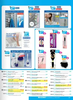 Maximo - Prévisualisation de Maximo catalogue epicerie valide à partir de 24/08/2026 | Page: 97 | Produits: Peigne, Tuyau, Douche, Ciseaux