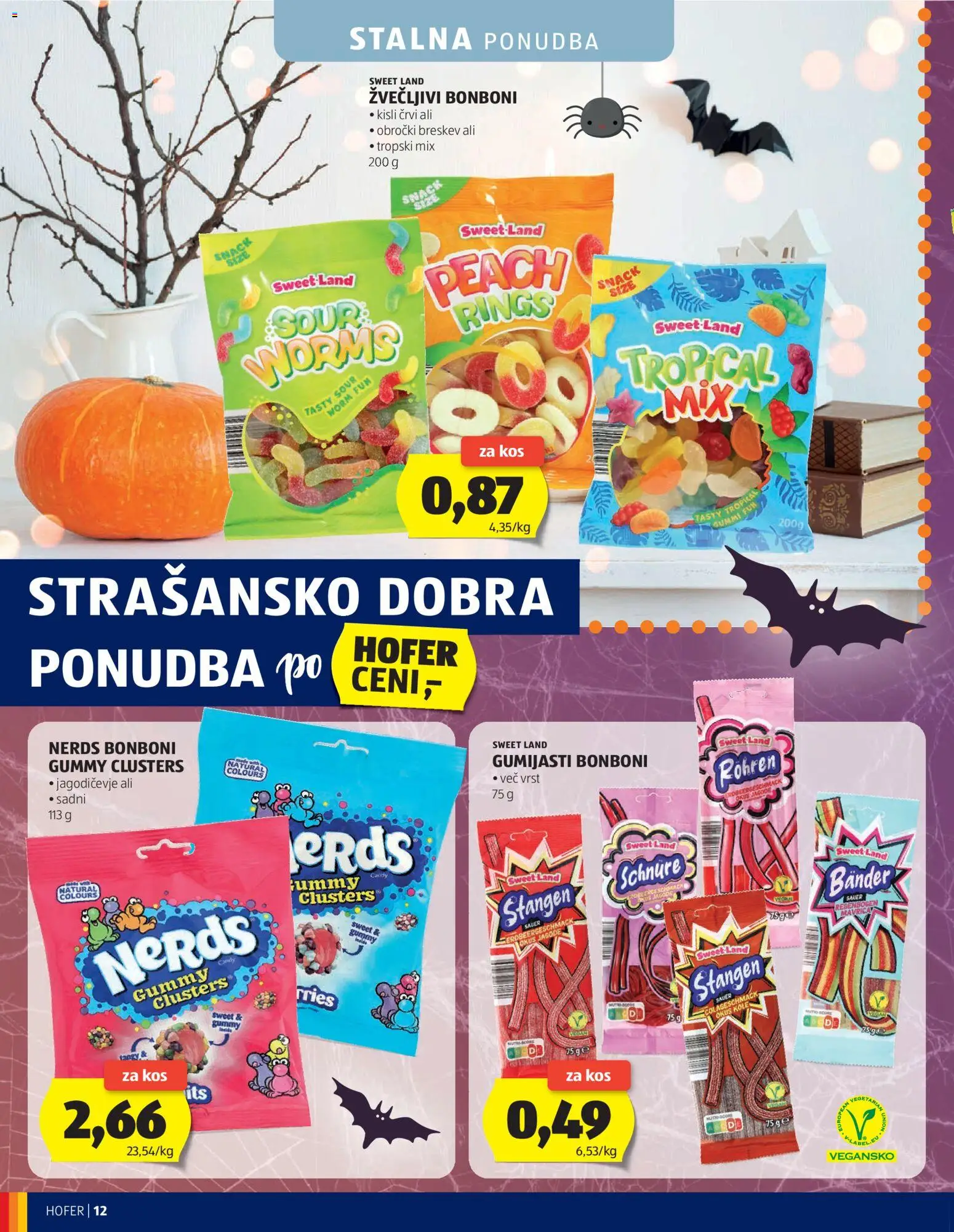 Hofer SI katalog | vrijedi od 07.10.2026 | Stranica: 12 | Proizvodi: Jagode