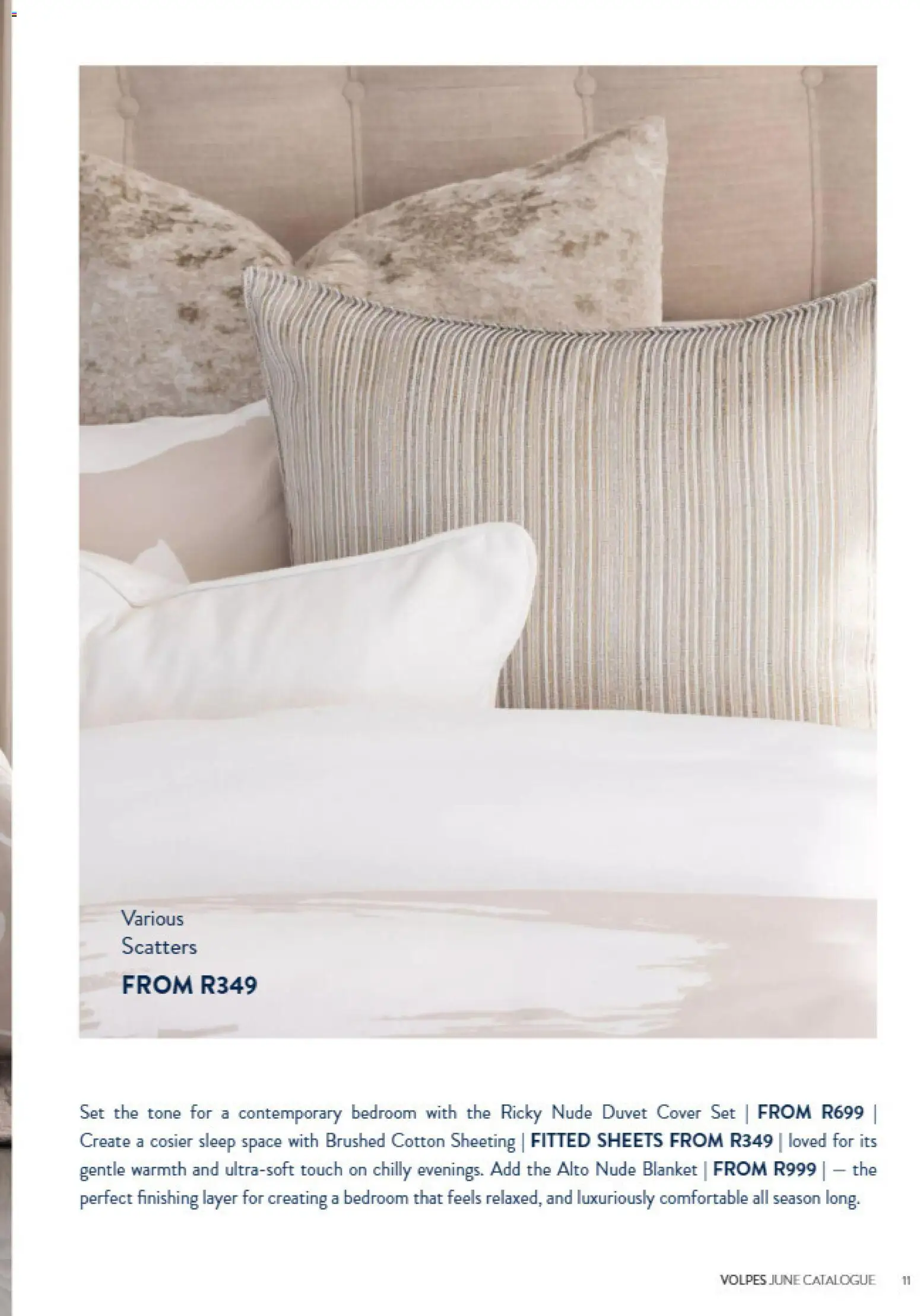 New Volpes catalogue – valid from 01/07/2026 | Page: 11 | Products: Cover, Duvet, Blanket