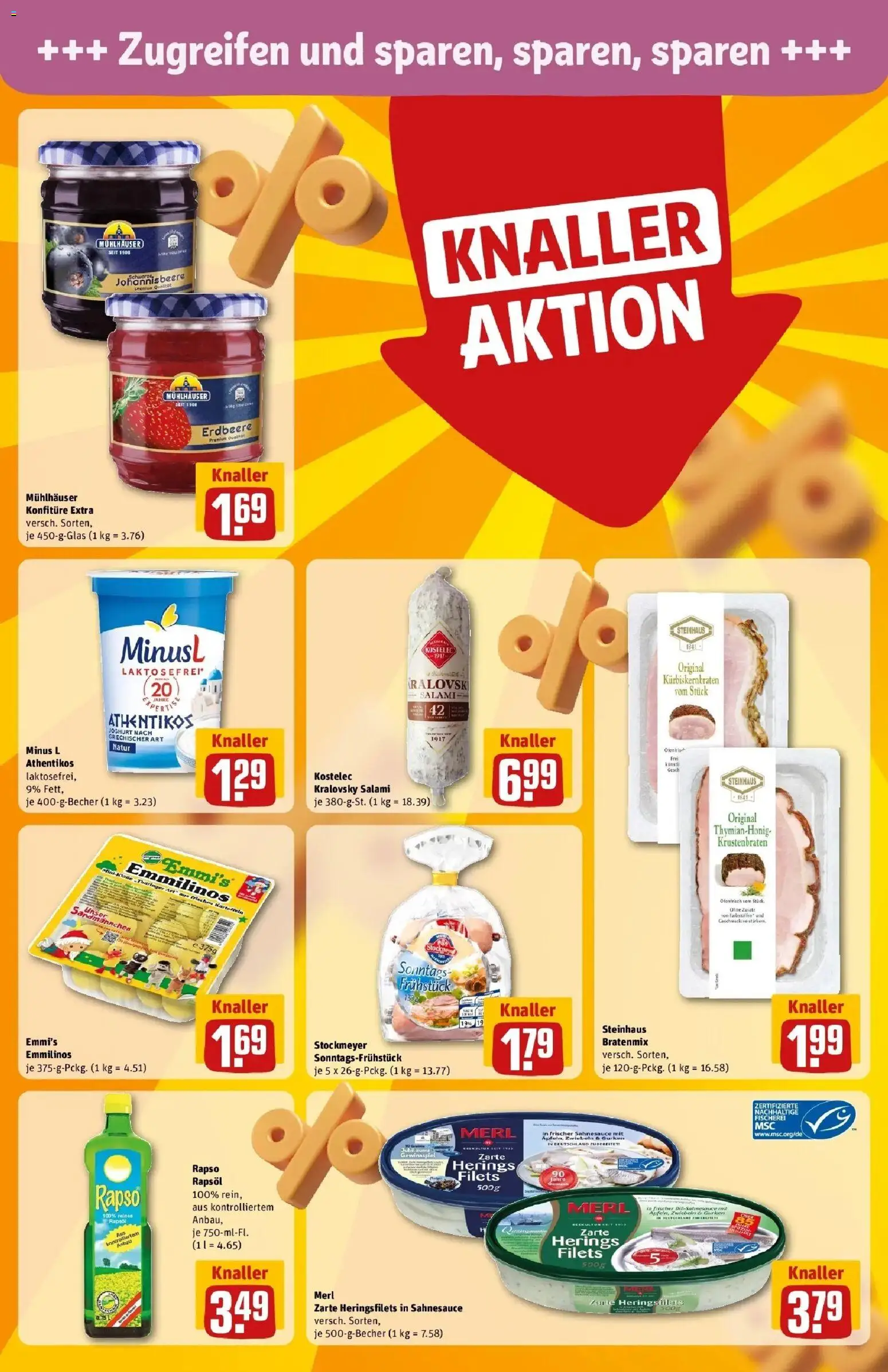 REWE Prospekt ab 05.10.2026 zum Blättern » Angebote | Seite: 20 | Produkte: Joghurt, Zwiebeln, Gurken, Rapso rapsol