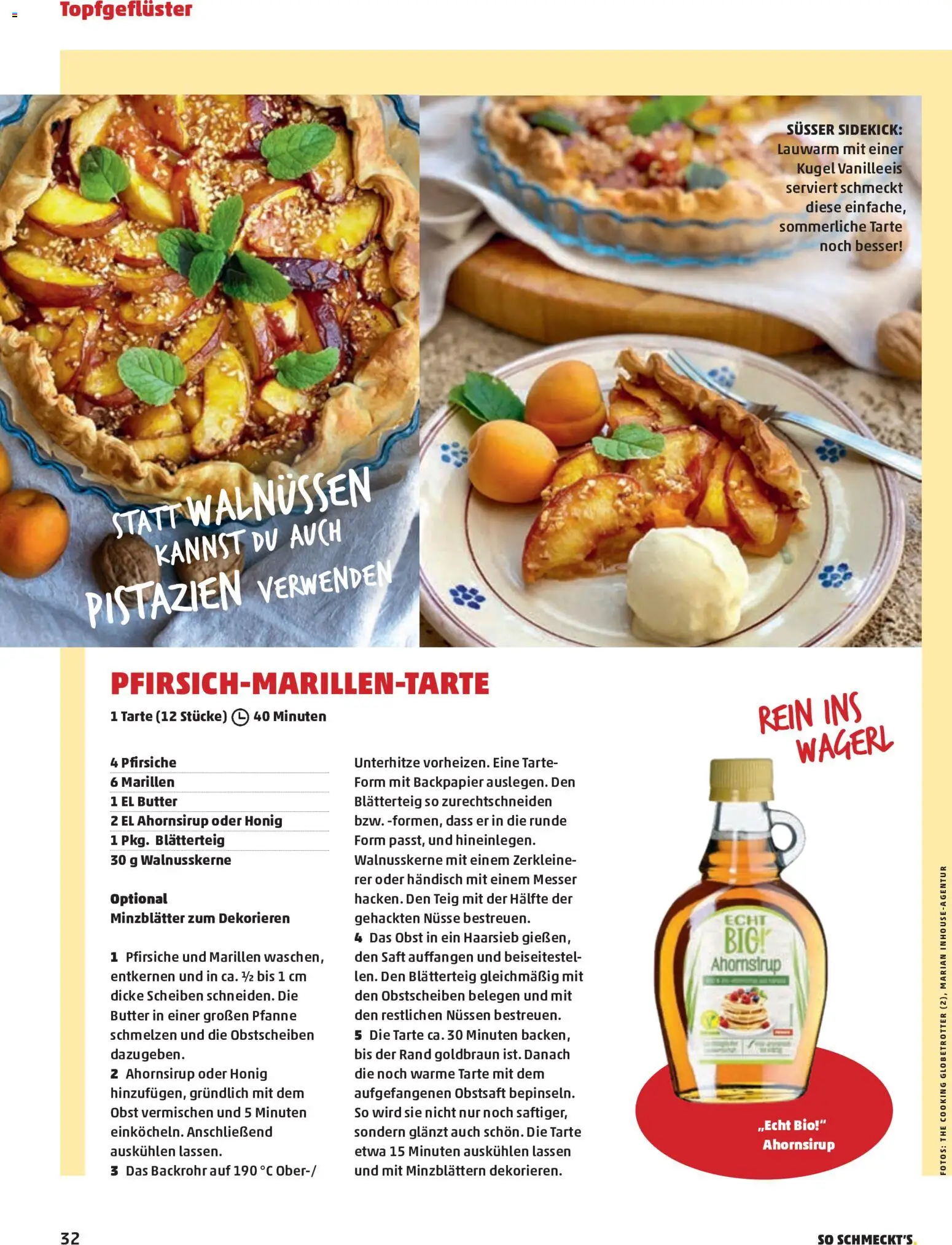 Penny Markt Schmankerl Post gültig ab 31.05.2026 | Seite: 32 | Produkte: Nüsse, Obst, Butter, Saft