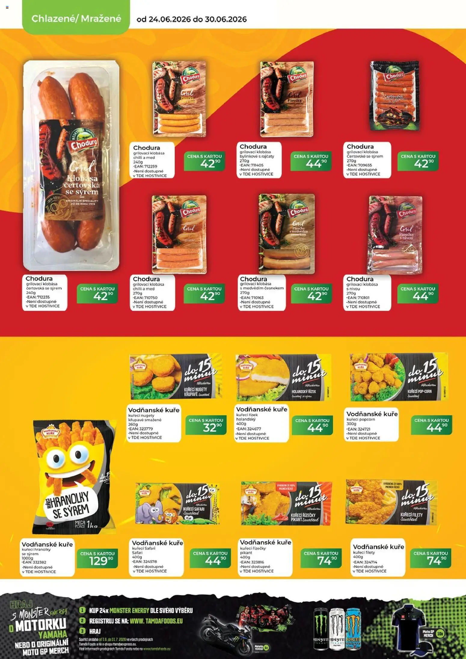 Tamda Foods leták od 24.06.2026 | Strana: 20 | Produkty: Holandský řízek, Monster, Hranolky, Monster Energy