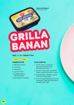 Forhåndsvisning av Grillfest hos Bunnpris gyldig fra 25.04.2026 | Side: 51 | Produkter: Smør, Датчик руху, Kjele, Topp