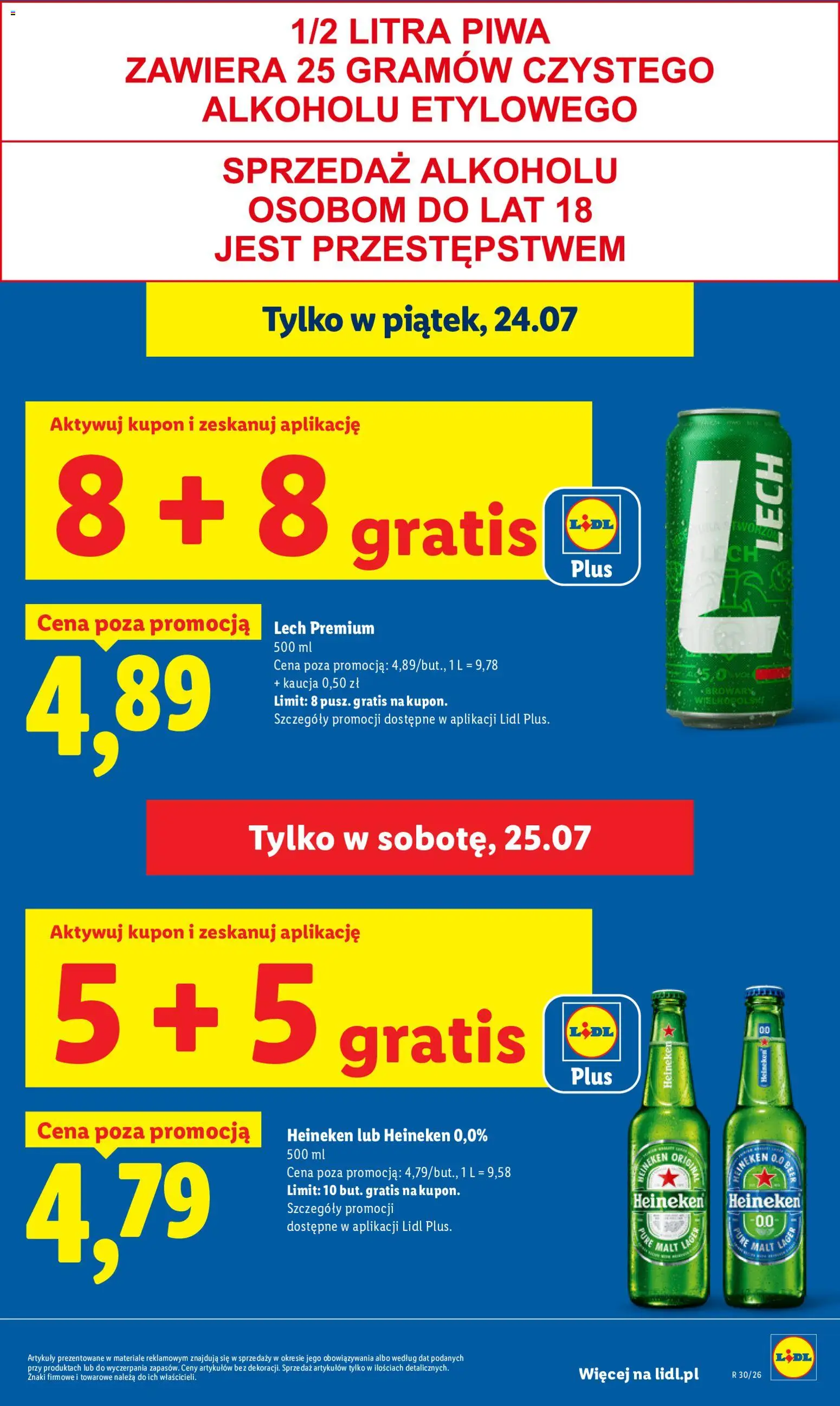 Lidl Polsko leták od 23.07.2026 | Strana: 25 | Produkty: Heineken