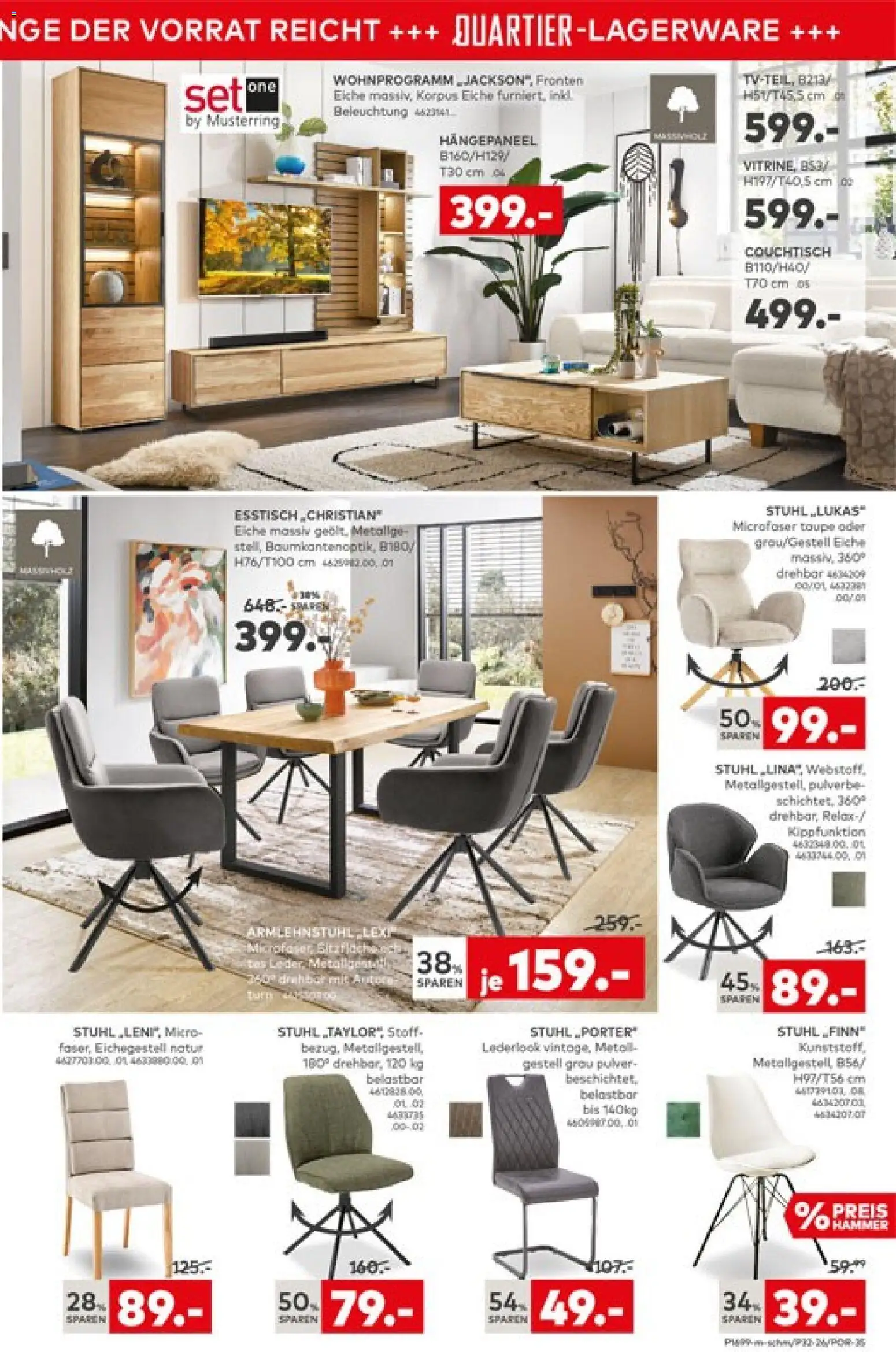 Porta! Prospekt – gültig ab 07.09.2026 | Seite: 23 | Produkte: Esstisch, Couchtisch, Stuhl