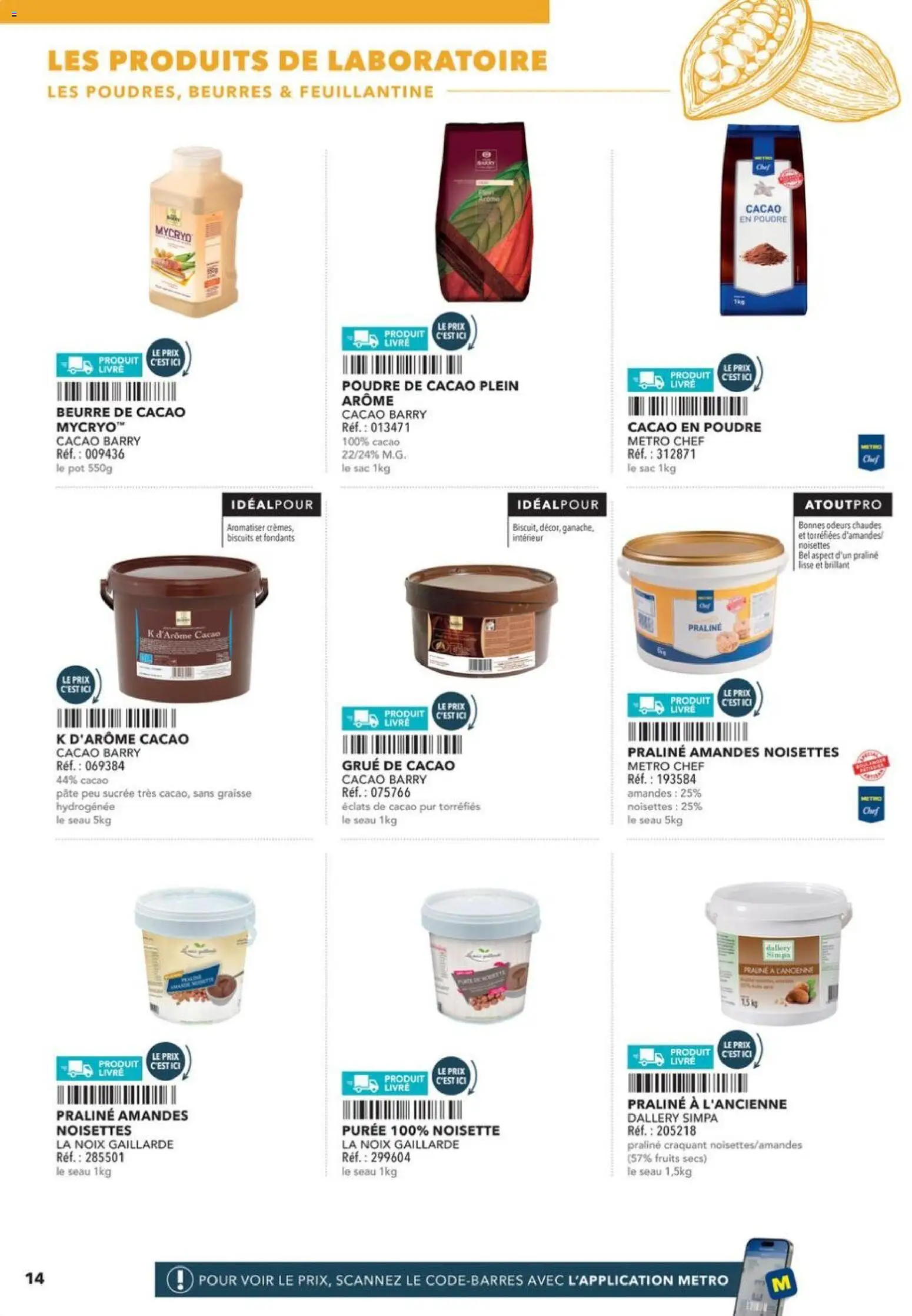 {H1} | Page: 14 | Produits: Noisette, Noisettes, Poudre, Noix
