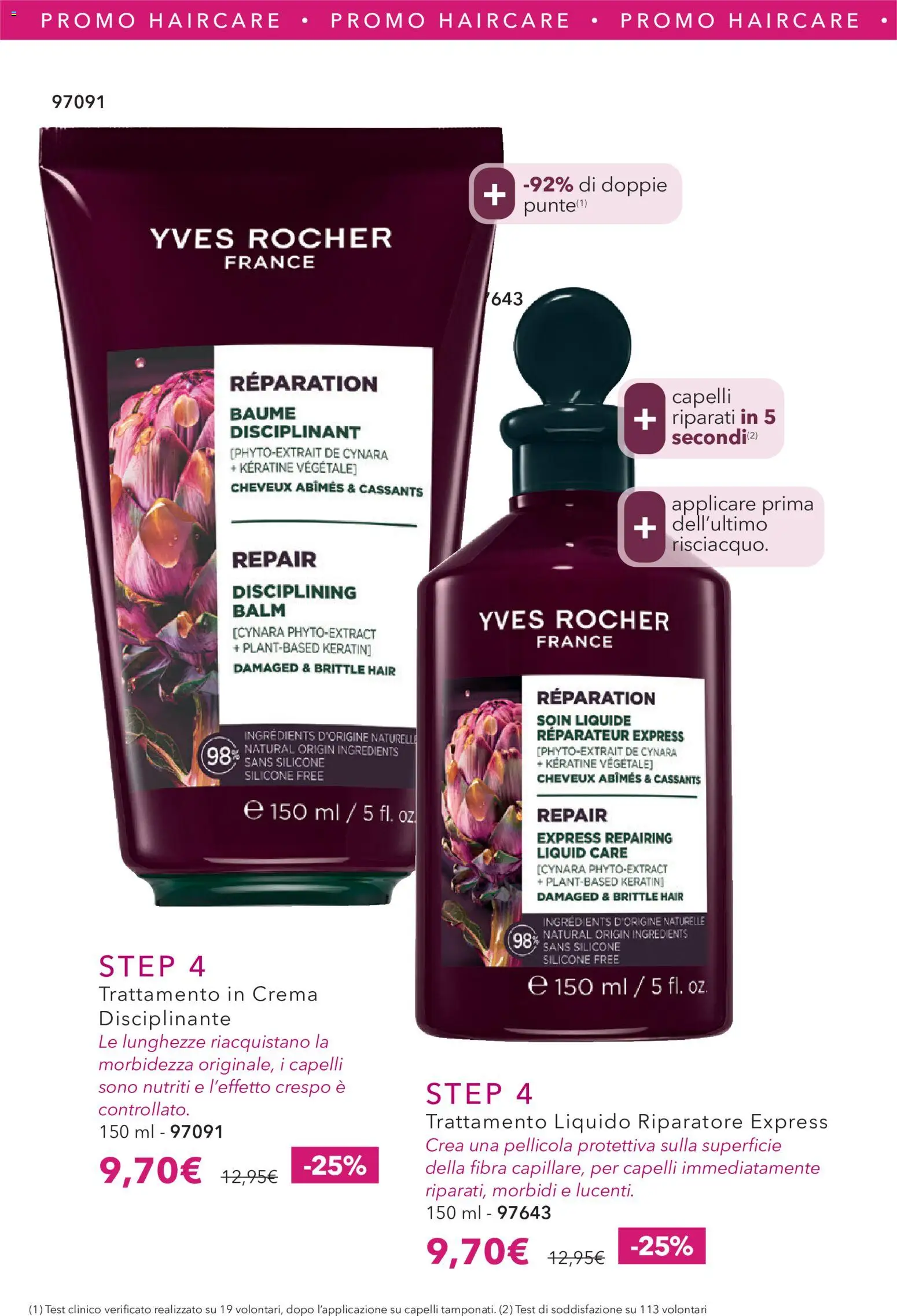 Volantino Yves Rocher del 31/08/2026 | Pagina: 10 | Prodotti: Crema, Silicone, Pellicola