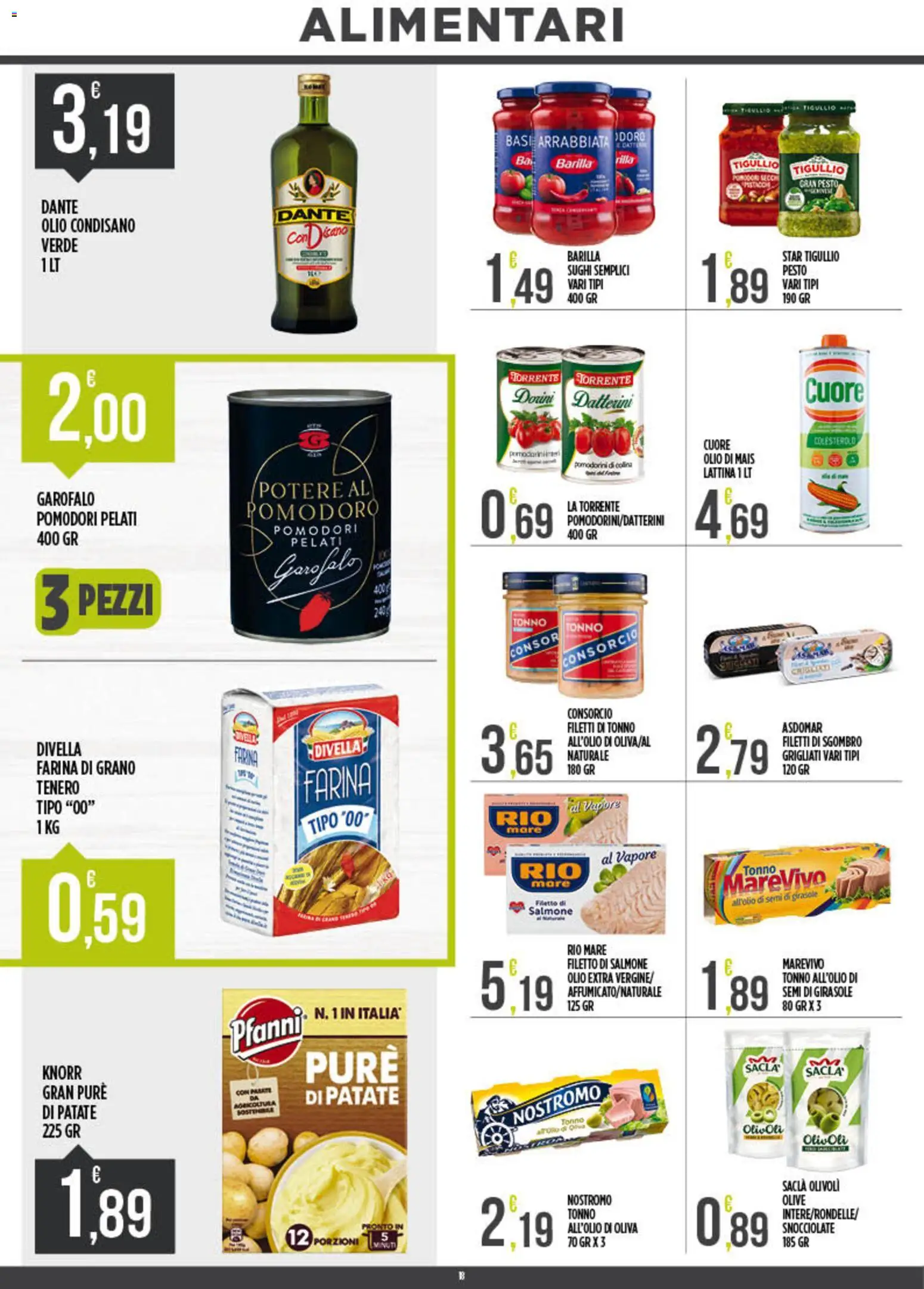 Volantino Euroesse del 04.05.2026 | Pagina: 18 | Prodotti: Olive, Farina, Tonno, Mais