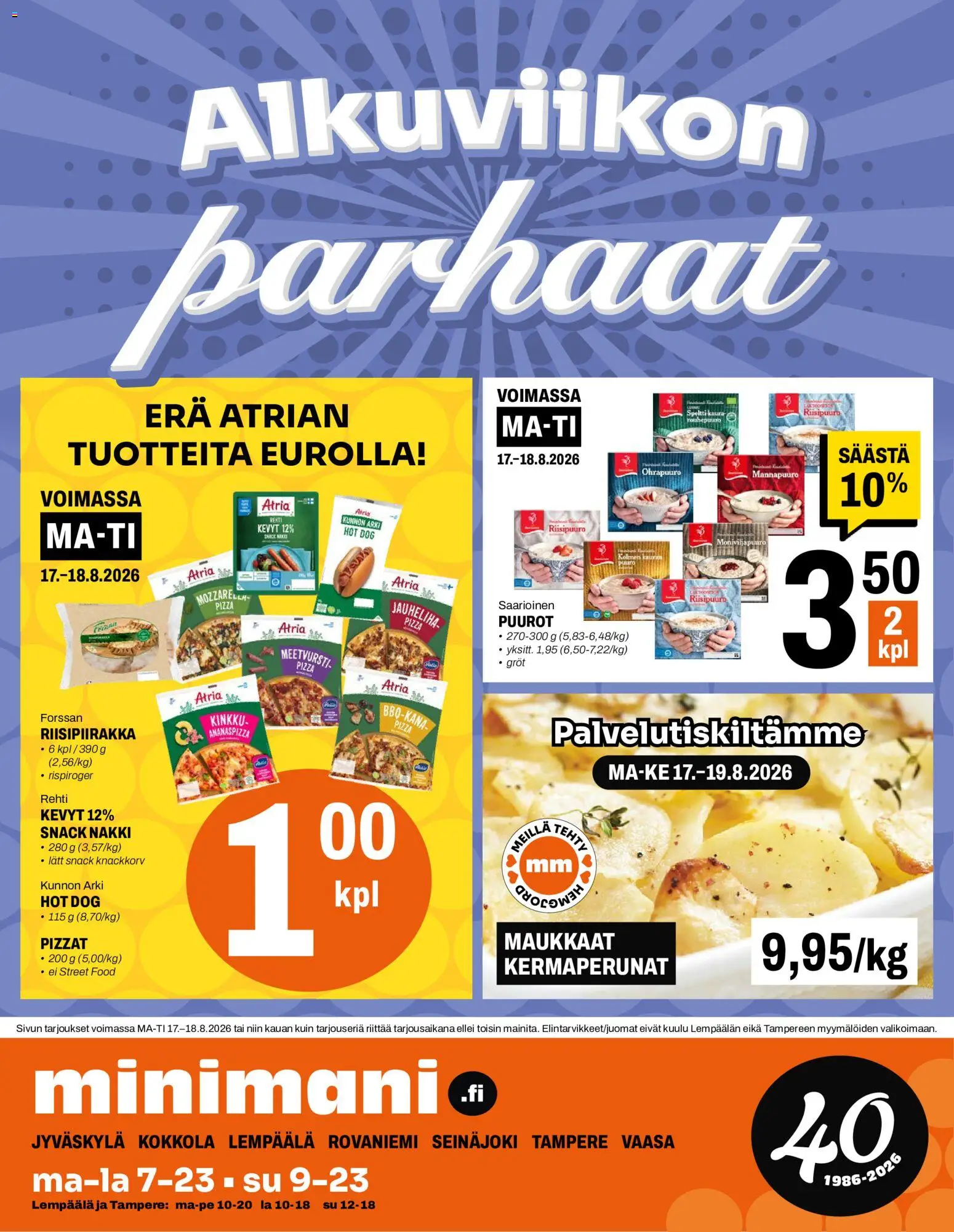 Minimani tarjoukset – voimassa 12/08/2026 alkaen | Sivu: 16