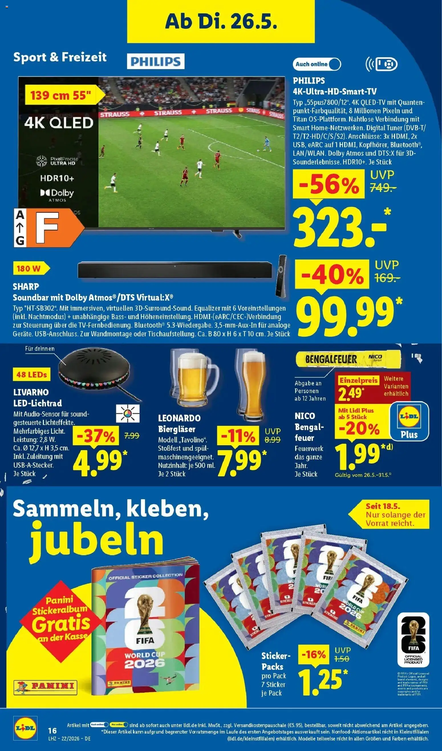 Lidl Prospekt Hof-innenstadt – gültig ab 26.05.2026 | Seite: 24 | Produkte: Philips, Soundbar