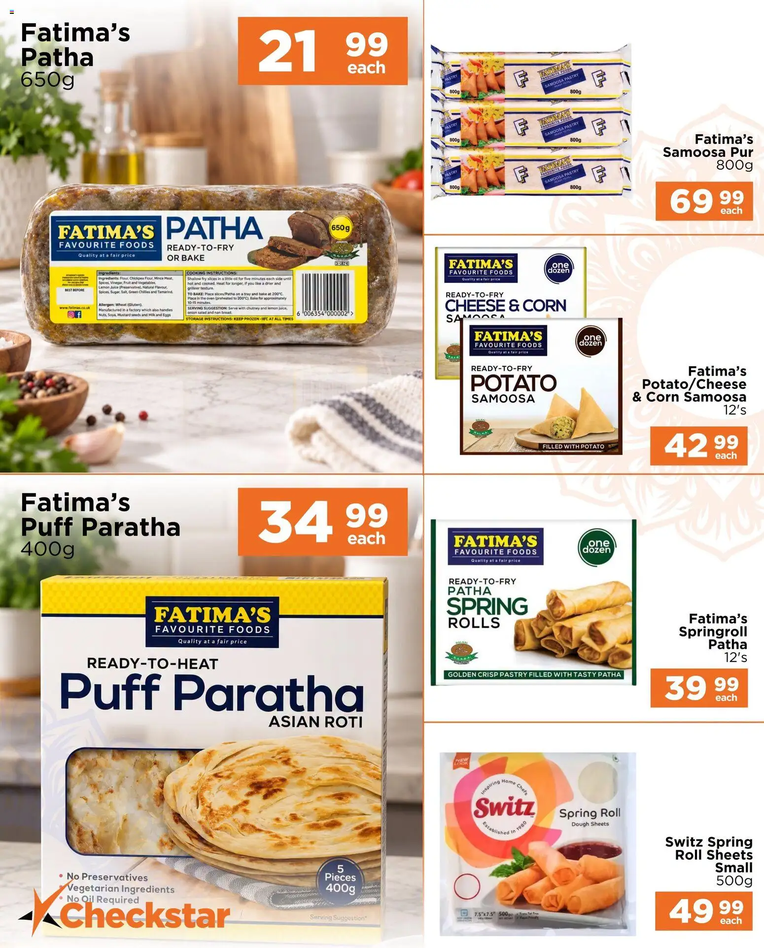 New Check Star catalogue – valid from 09/09/2026 | Page: 4 | Products: Corn, Cheese, Fruit, Onion