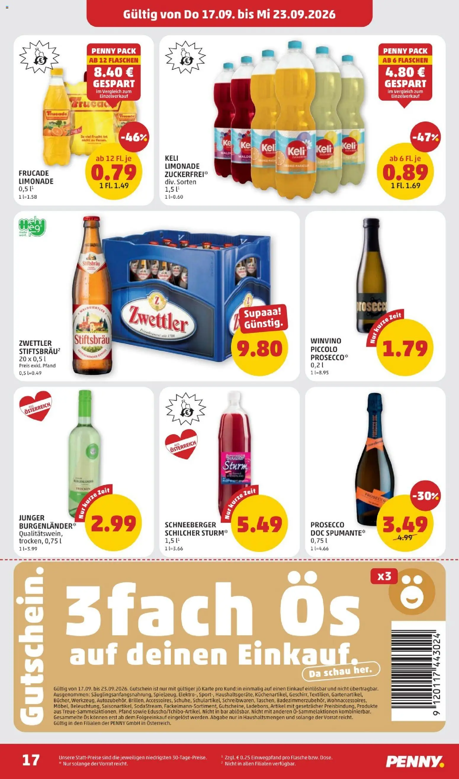 Penny Markt - Flugblatt gültig ab 17.09.2026 | Seite: 17