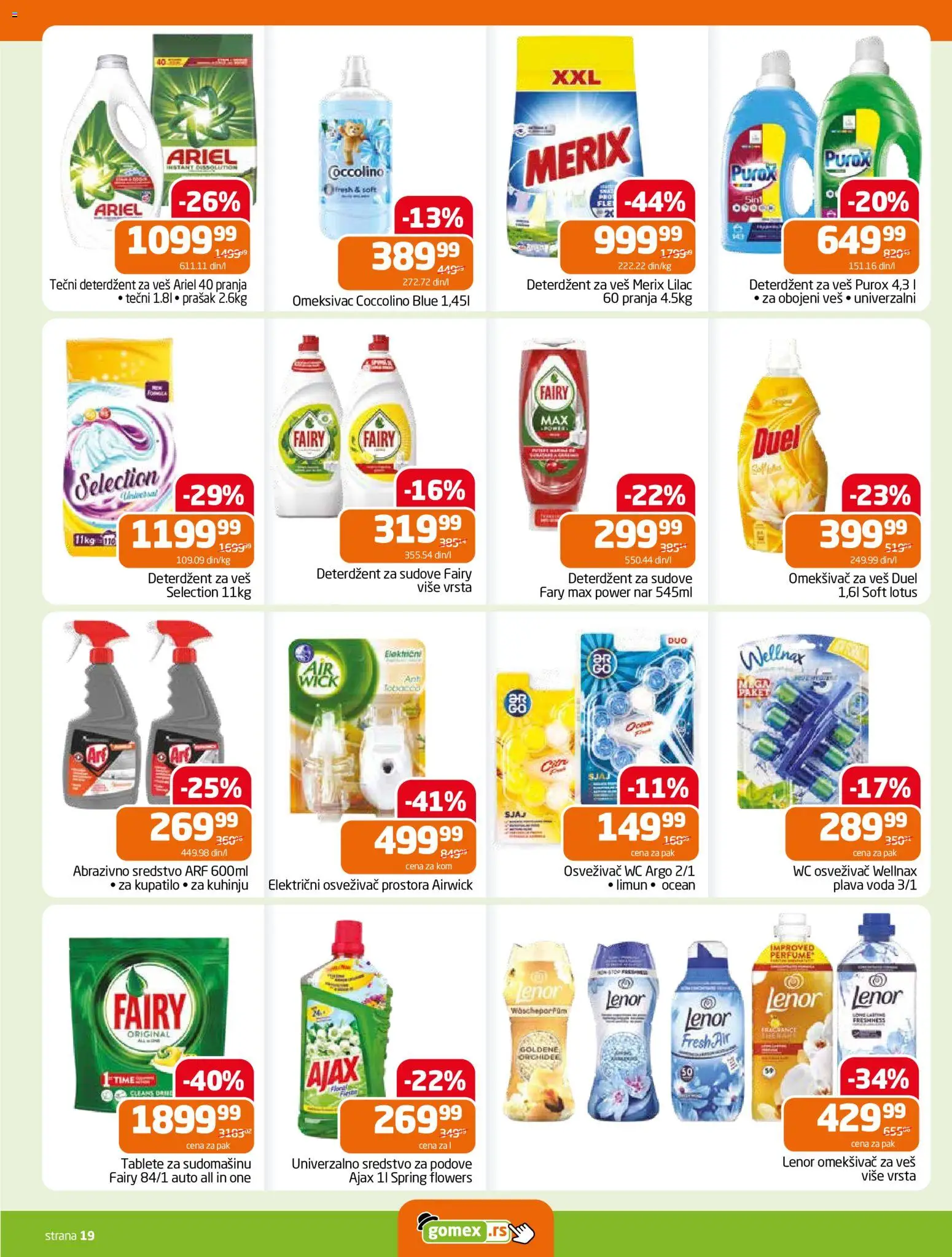 Gomex katalog - važi od 08.07.2026 | Strana: 19