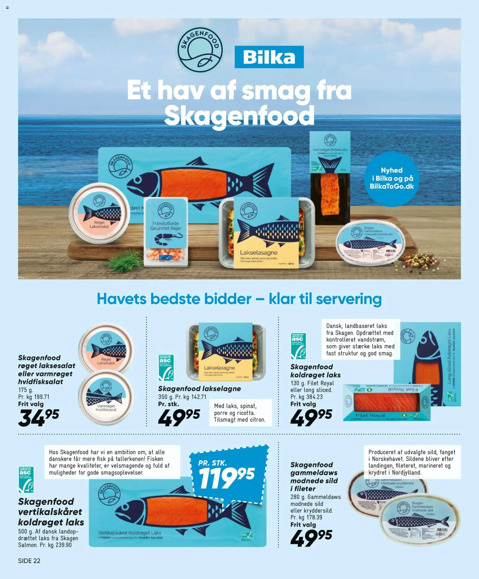 Bilka tilbudsavis – gyldig fra 22.05.2026 | Side: 14 | Produkter: Sild, Rejer, Søm, Lingerie