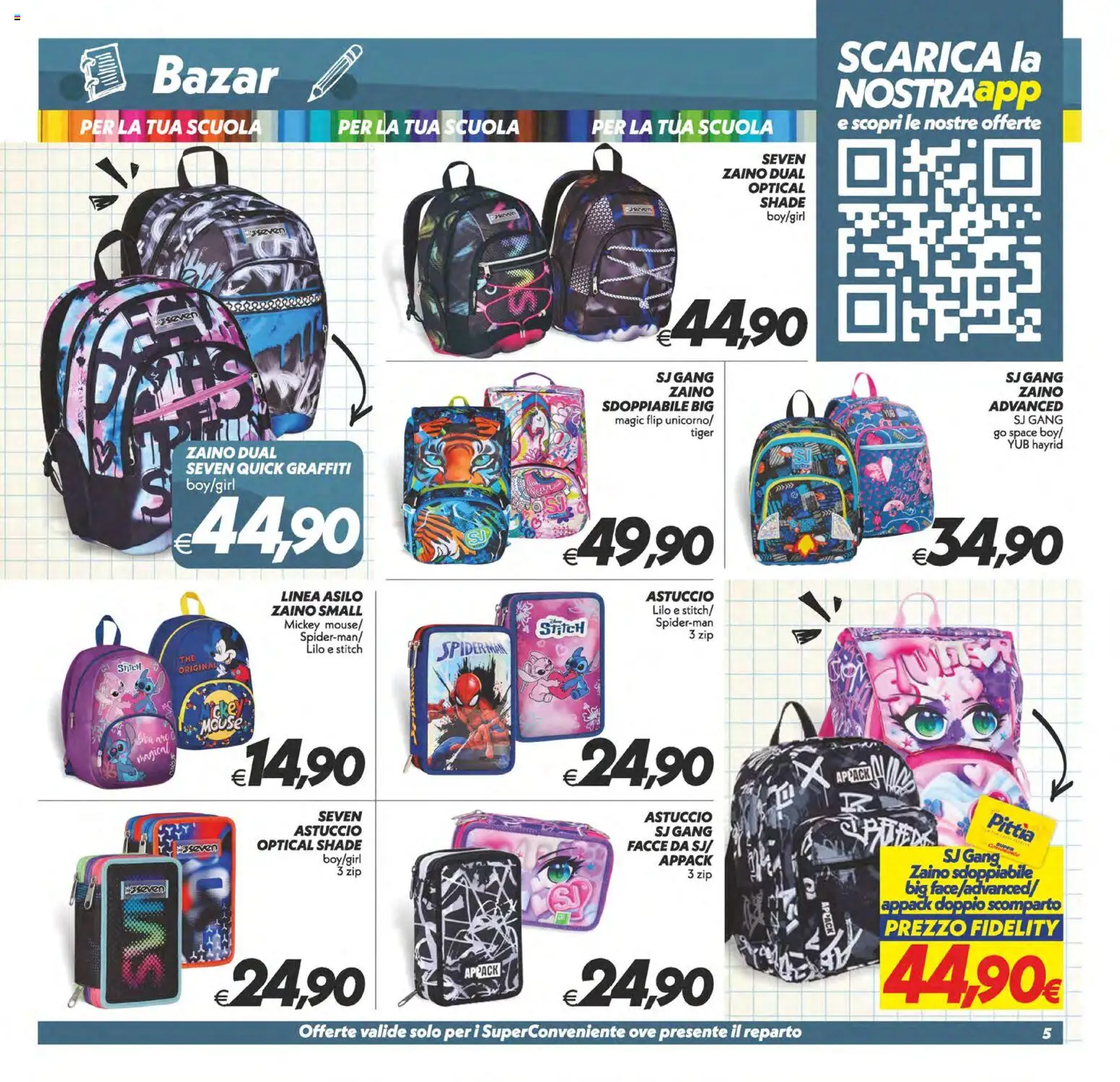 Volantino SuperConveniente del 11/08/2026 | Pagina: 29 | Prodotti: Zaino, Mouse, Astuccio