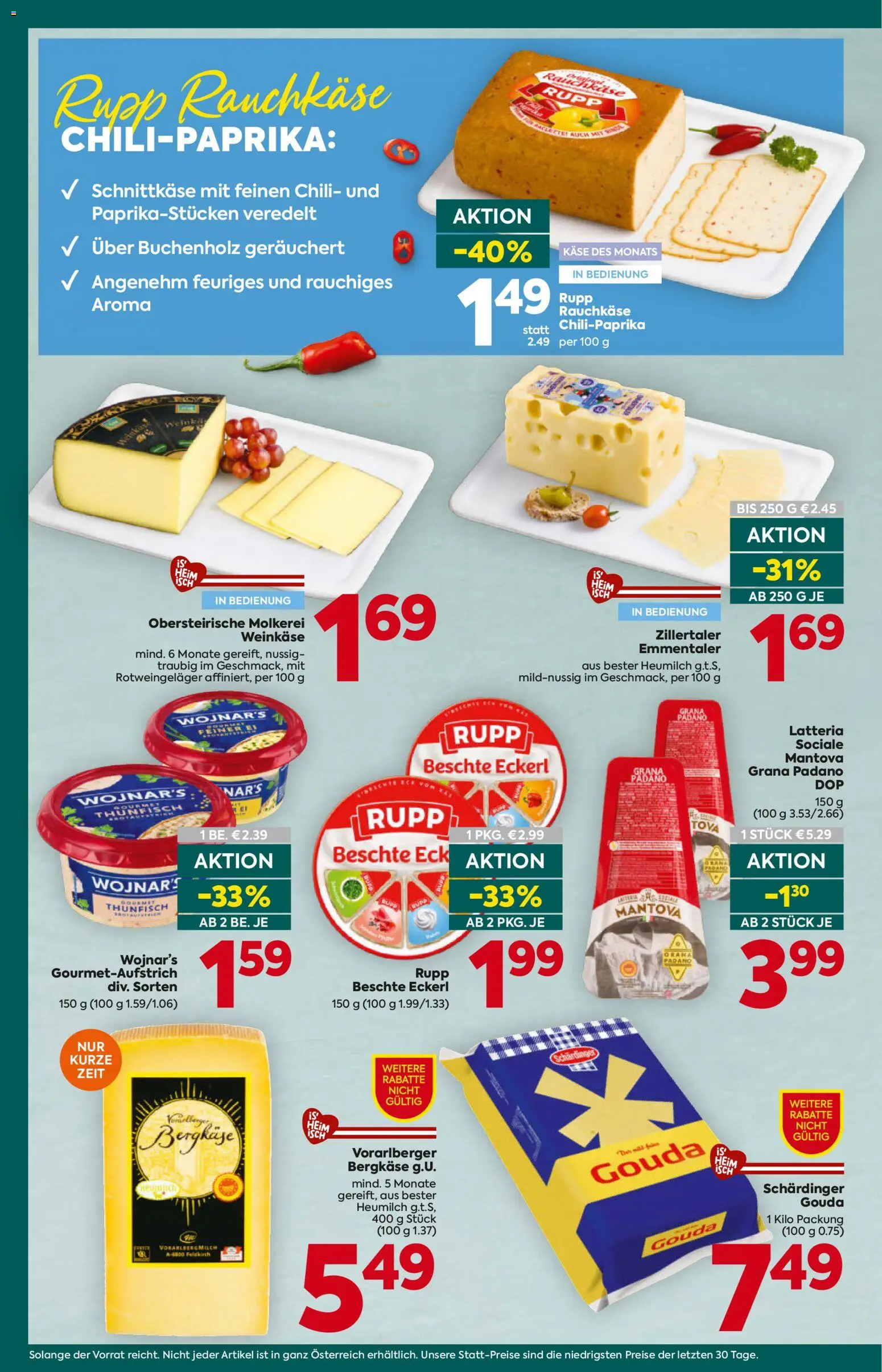 Billa Plus Flugblatt gültig ab 28.05.2026 | Seite: 12 | Produkte: Chili, Käse, Fisch