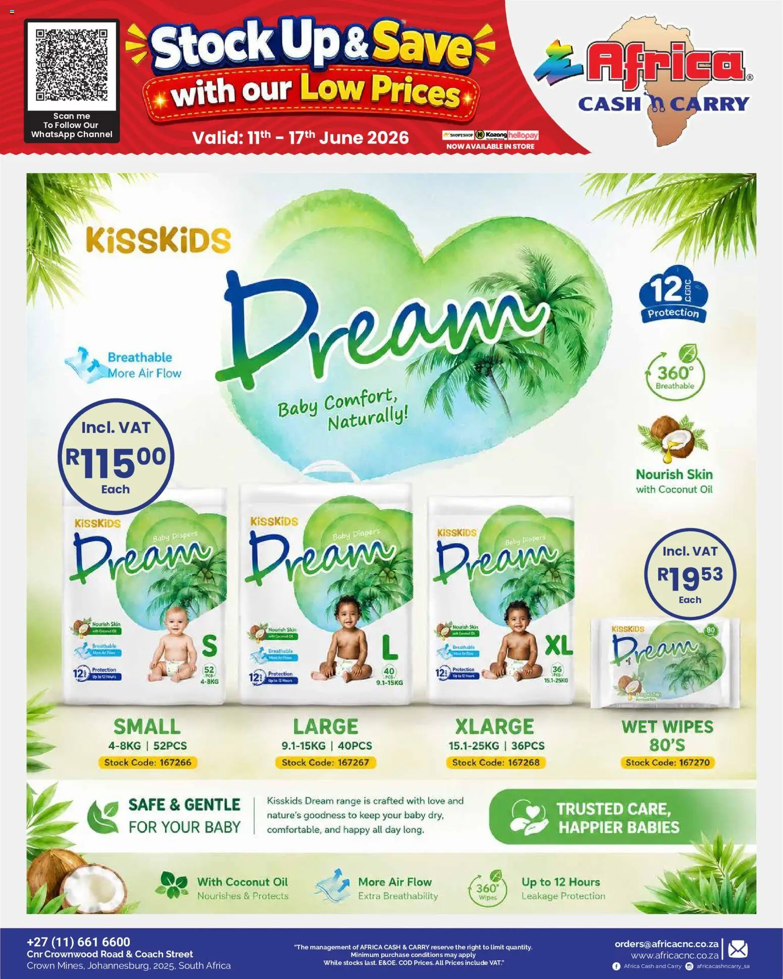 New Africa Cash & Carry catalogue – valid from 11.06.2026 | Page: 13 | Products: Oil, Stock
