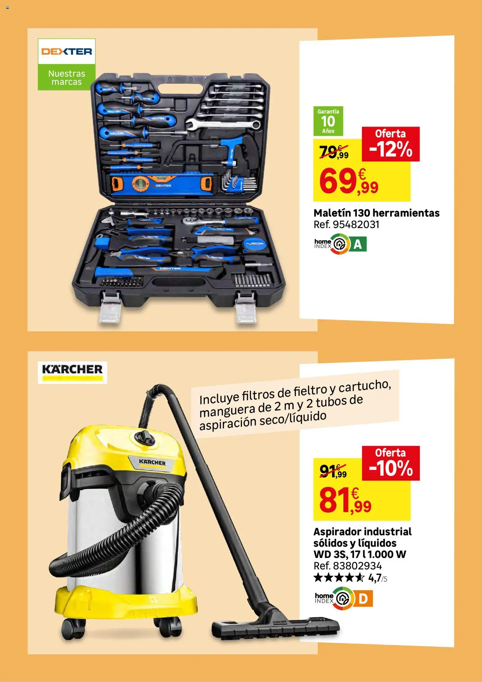 Leroy Merlin catálogo │ válido desde el 21/07/2026 | Página: 70 | Productos: Manguera, Aspirador