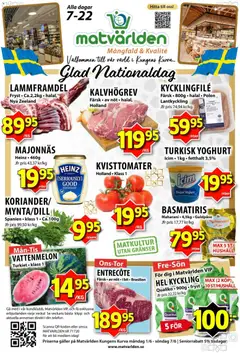 Matvärlden erbjudanden - Förhandsvisning av reklamblad från butik Matvärlden aktuell från 01.06.2026