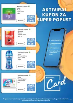 Kaufland Katalog - Pregled kataloga iz trgovine Kaufland, vrijedi od 17.06.2026 | Stranica: 23 | Proizvodi: Kava, Zewa, Milka, Lenor