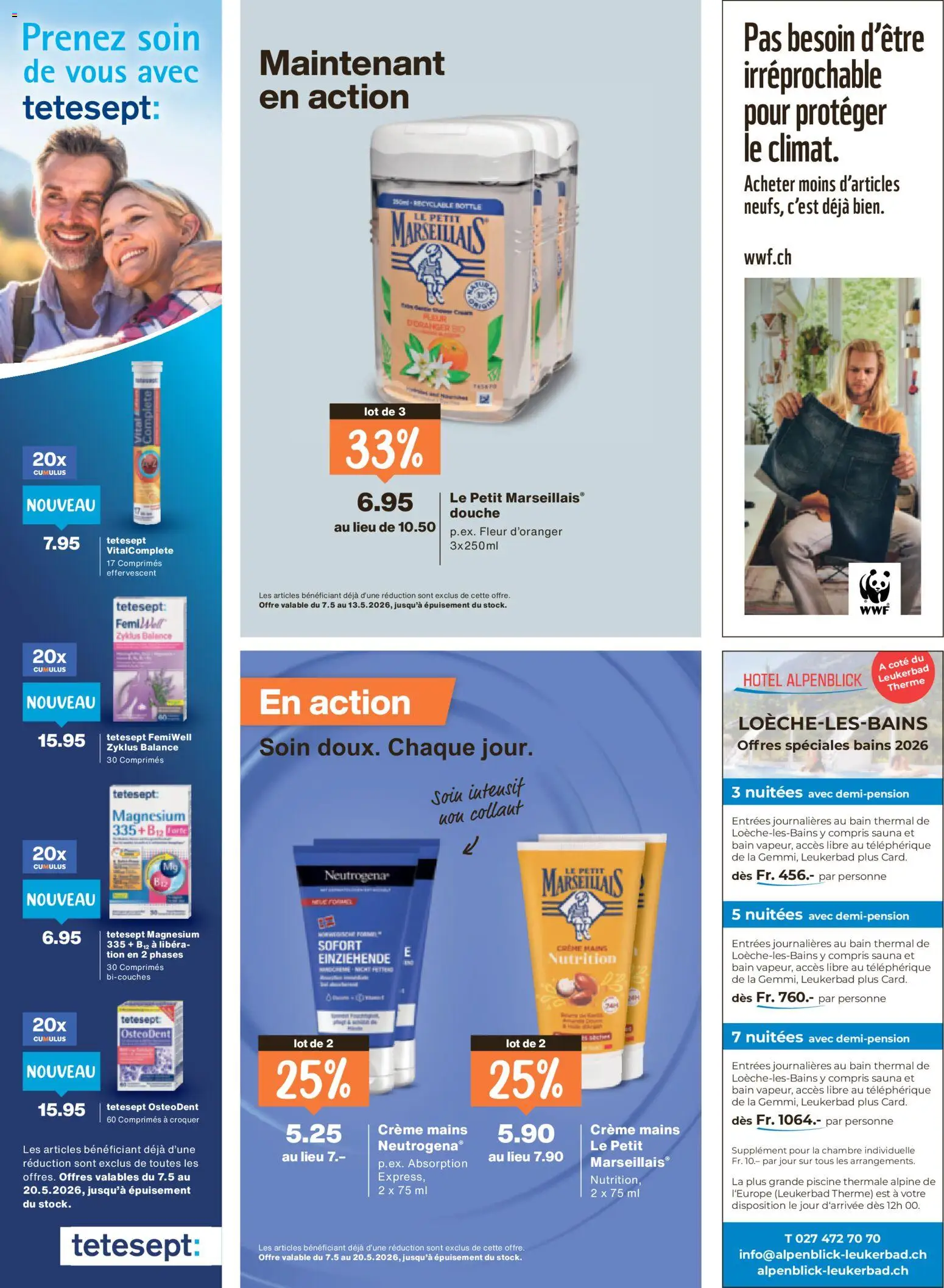 Migros aktionen Magazine FR – gültig ab 06.05.2026 | Seite: 40 | Produkte: Shower Gel, Creme