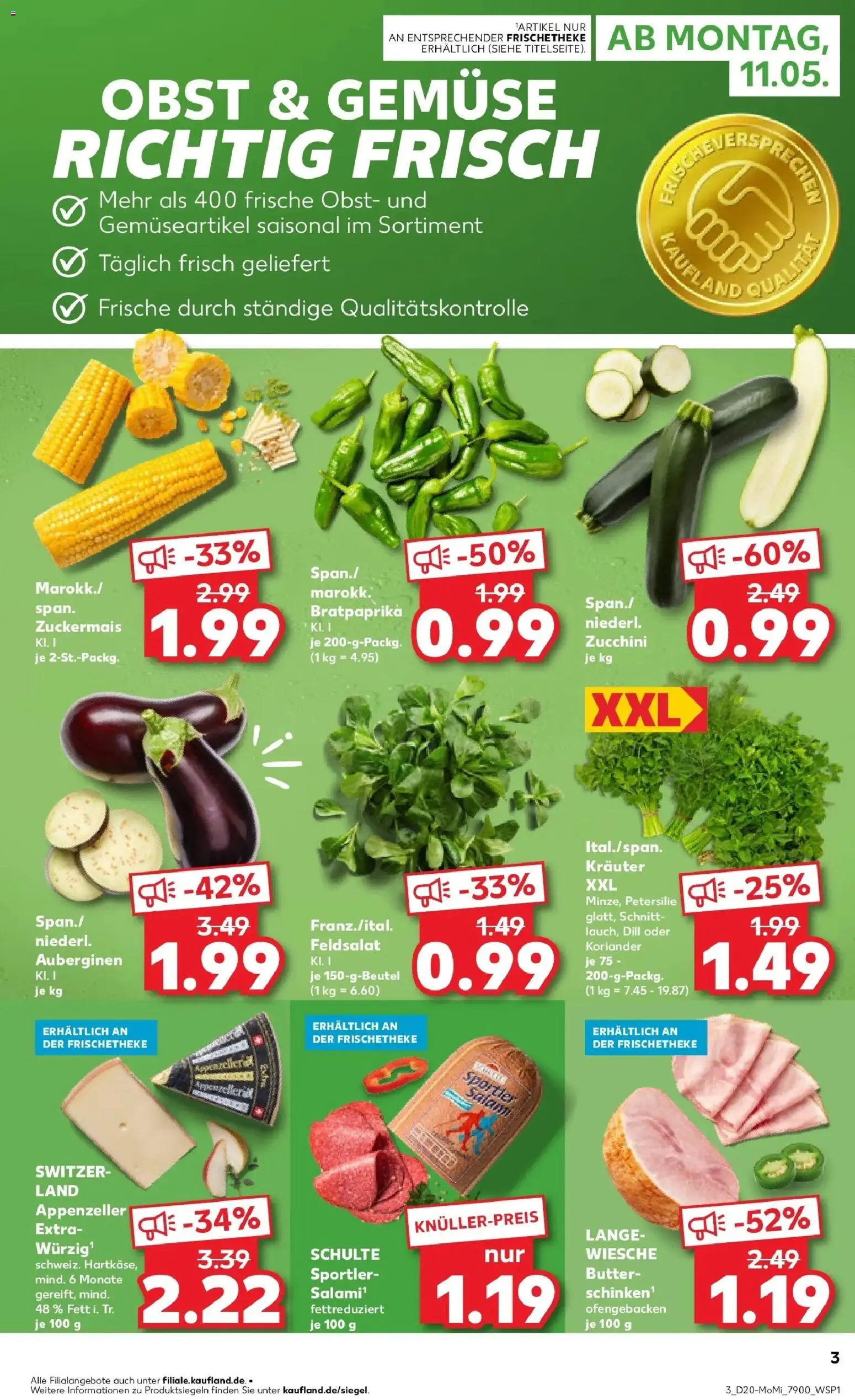 Kaufland Prospekt Mayen	 – gültig ab 10.05.2026 | Seite: 3 | Produkte: Butter, Obst, Dill, Salami