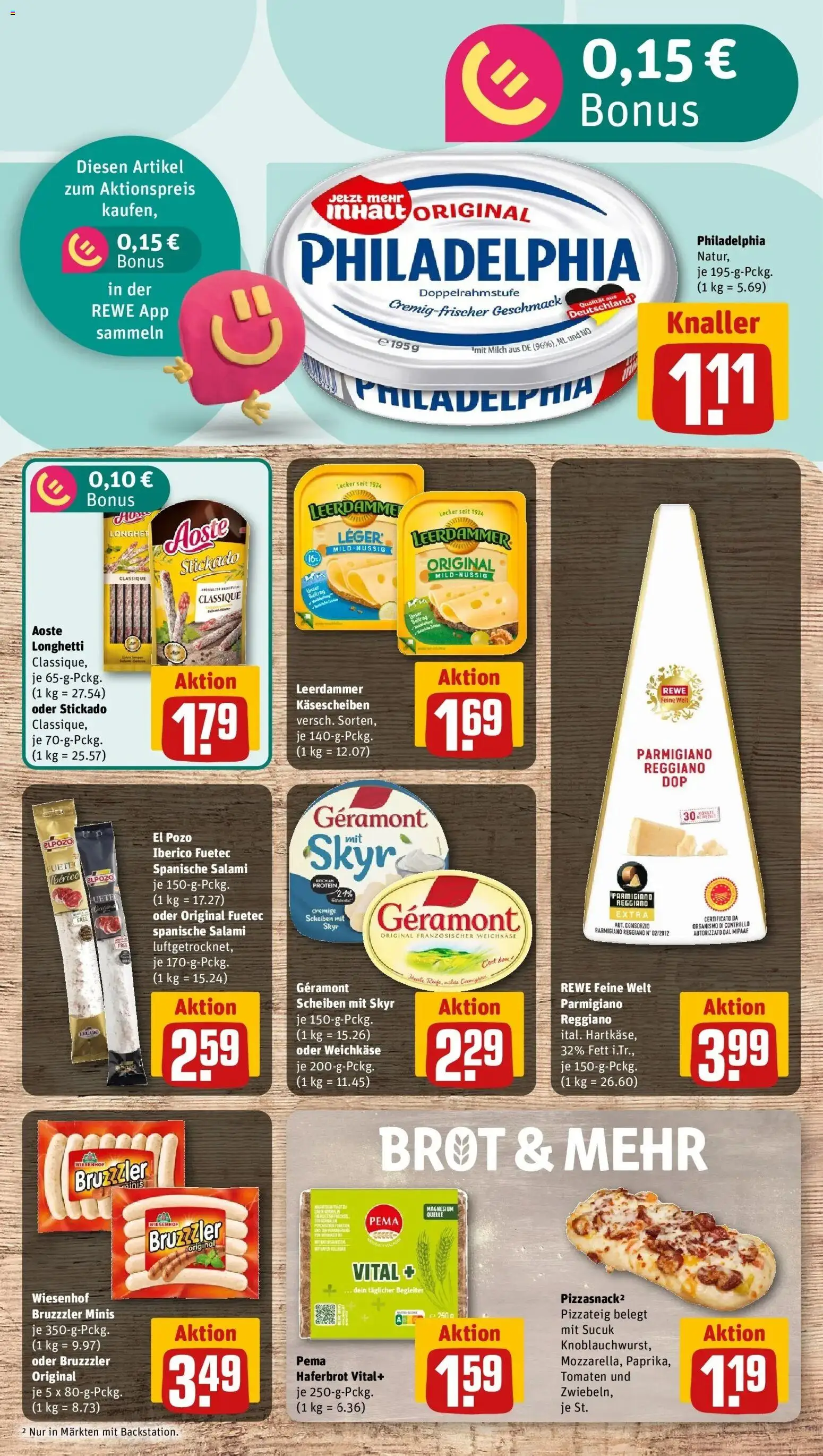 REWE Prospekt ab 21.09.2026 zum Blättern » Angebote | Seite: 15 | Produkte: Milch, Tomaten, Skyr, Brot